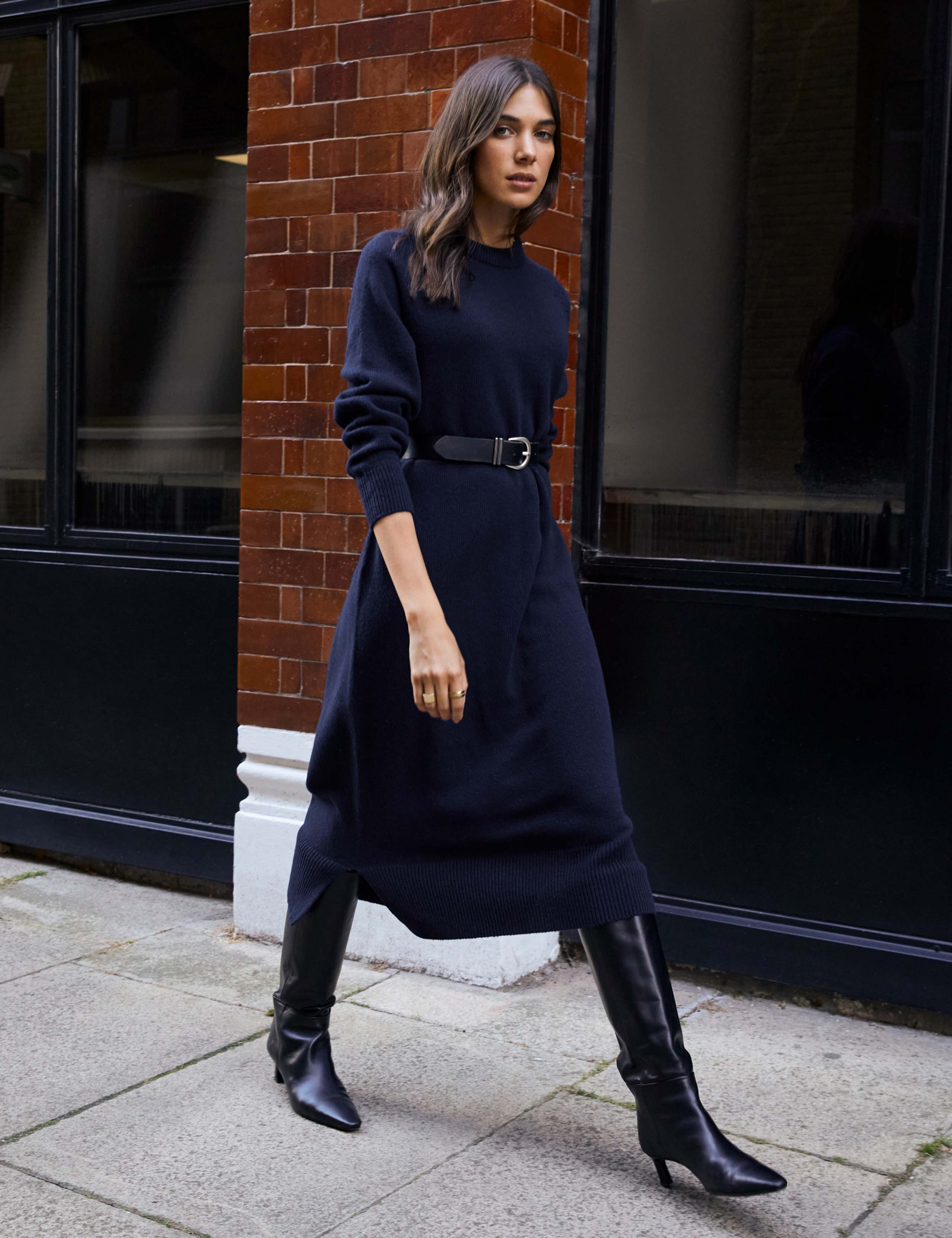 Moll Wool Blend Knitted Dress 2 of 4