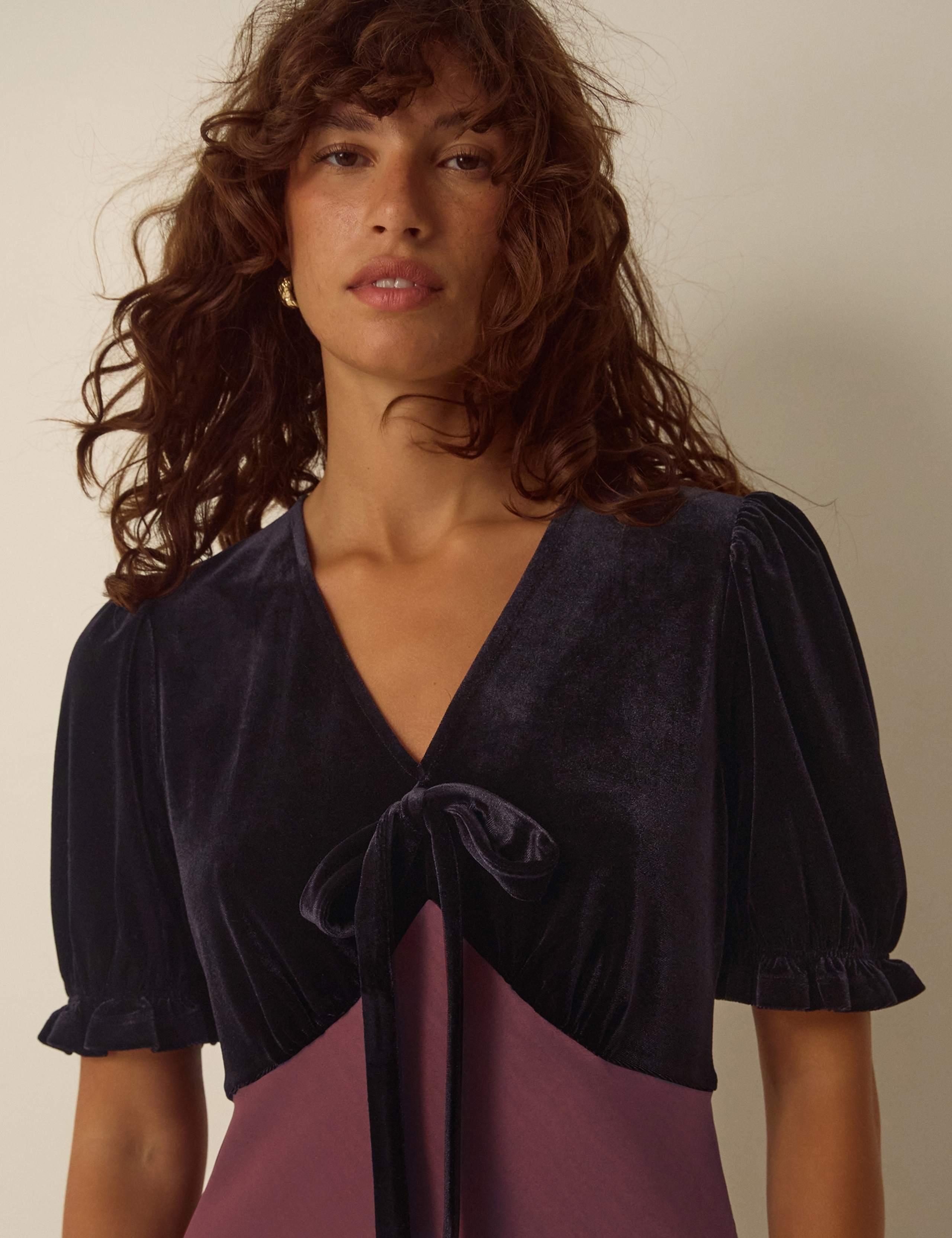 V-Neck Midi Slip Dress 6 of 6