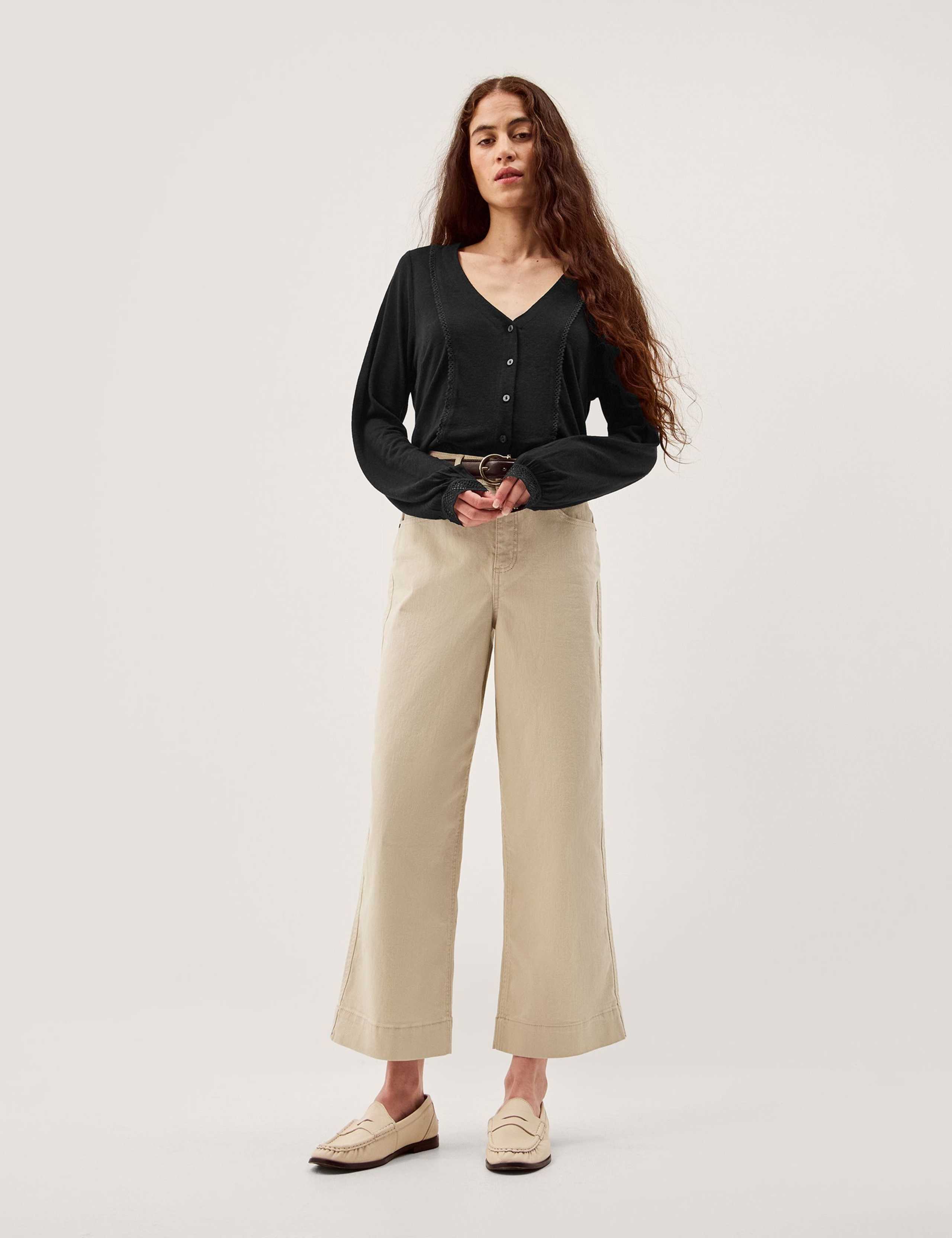 Linen Rich Ladder Detail Shirt 3 of 4