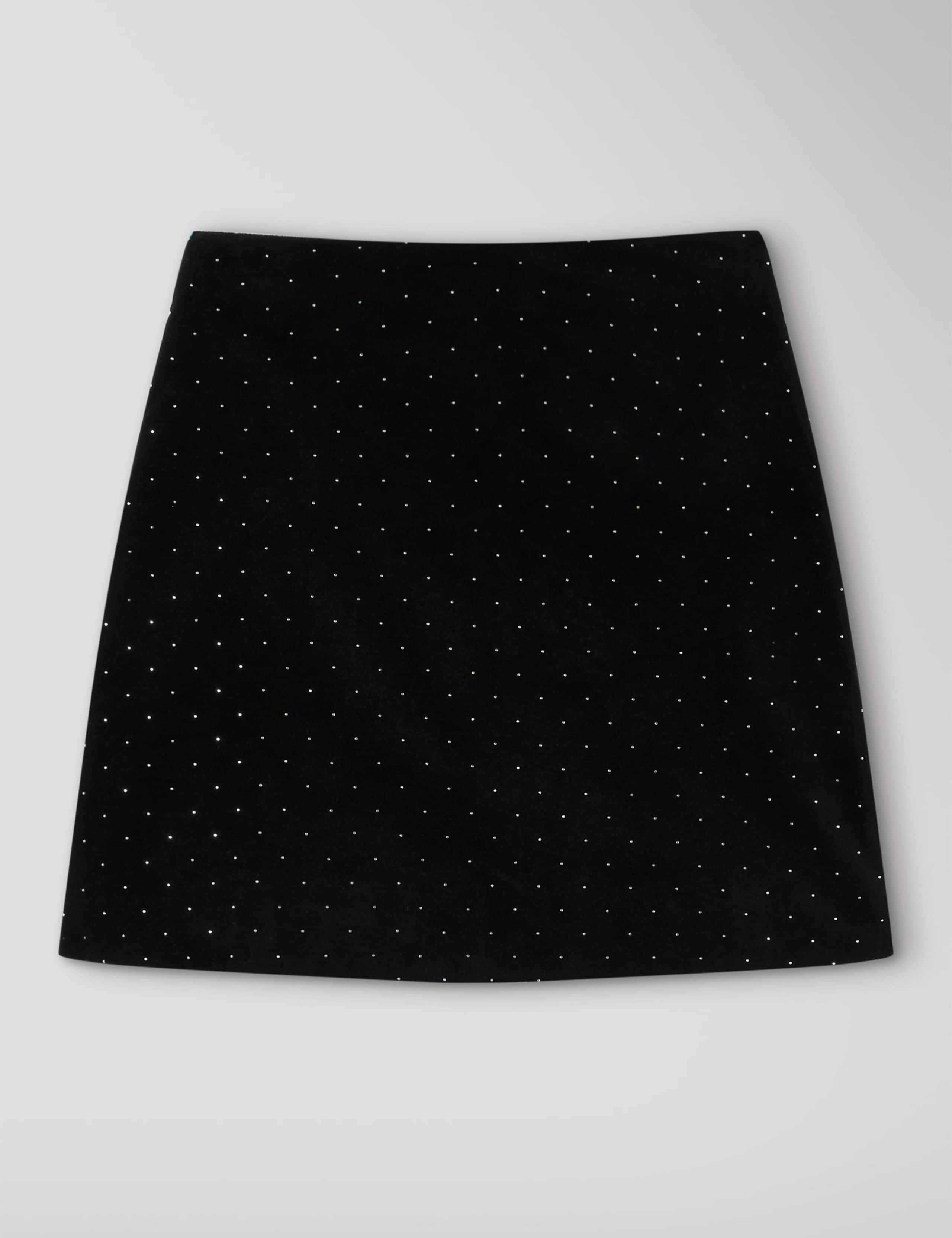 Cotton Rich Embellished Mini Tiered Skirt 2 of 6