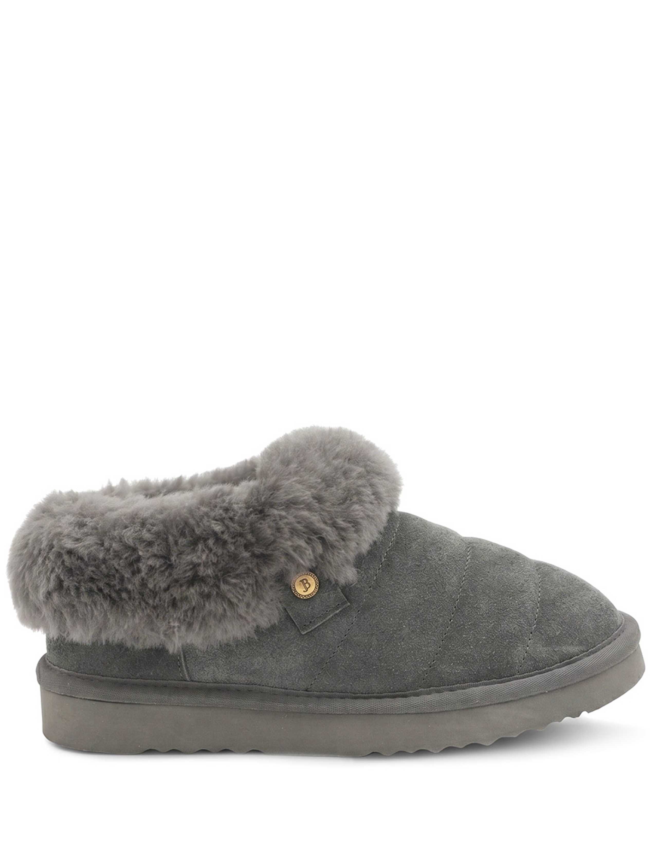 Leather Round Toe Ballerina Slippers 2 of 6