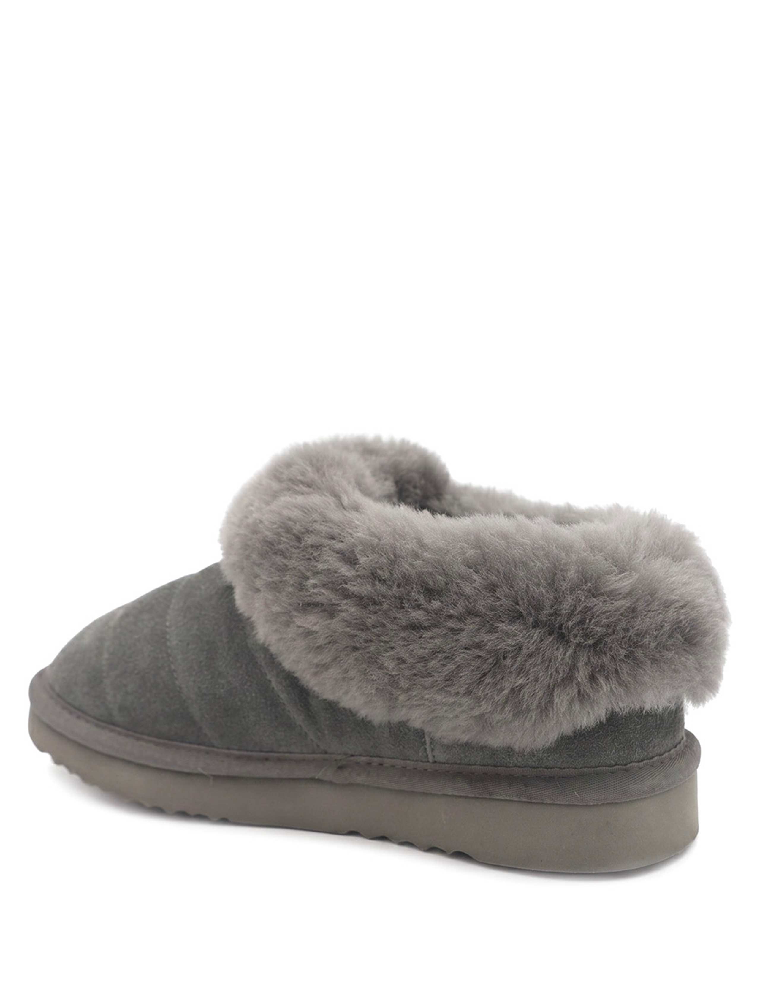 Leather Round Toe Ballerina Slippers 5 of 6