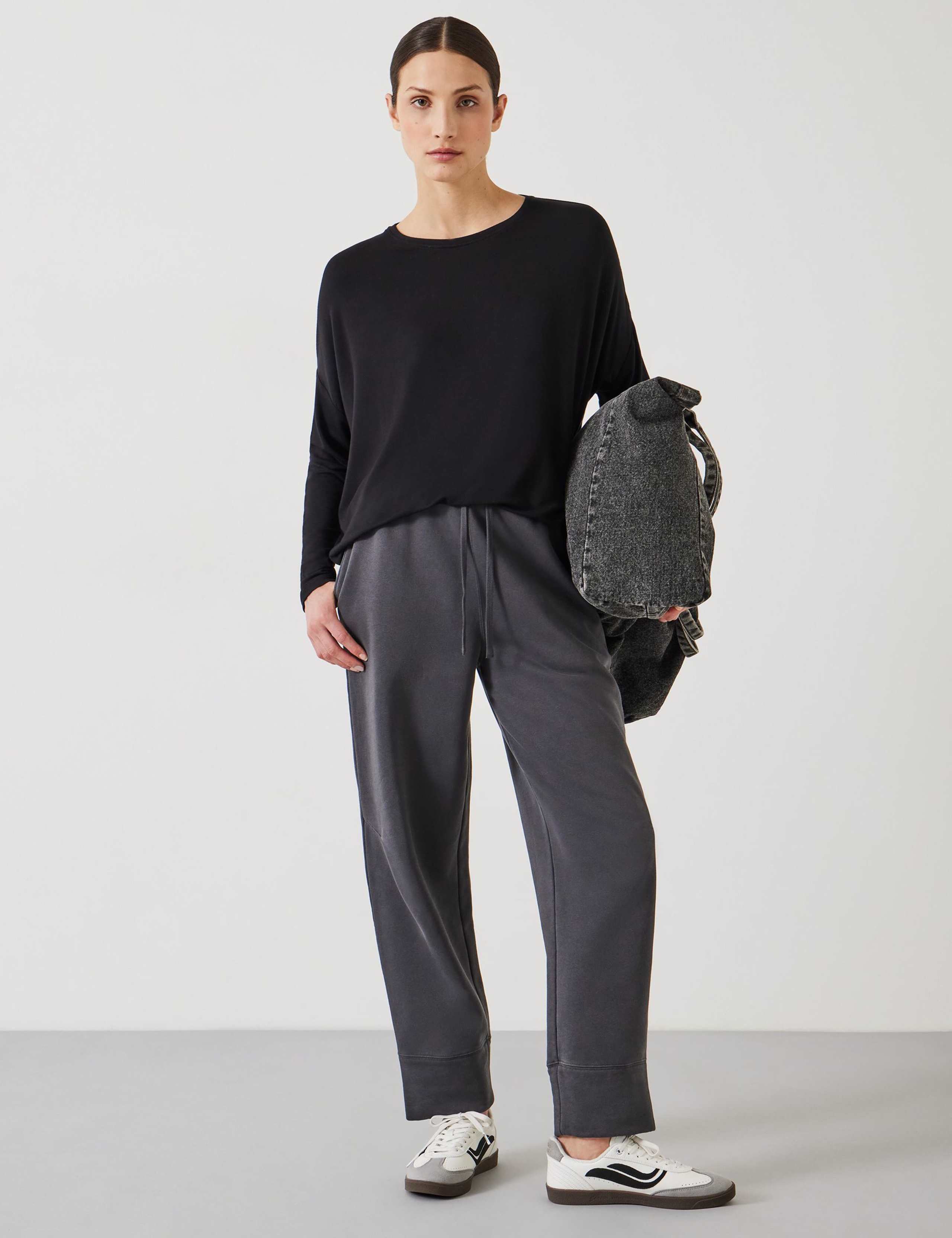 Jersey Wide Batwing Sleeve Top 3 of 5