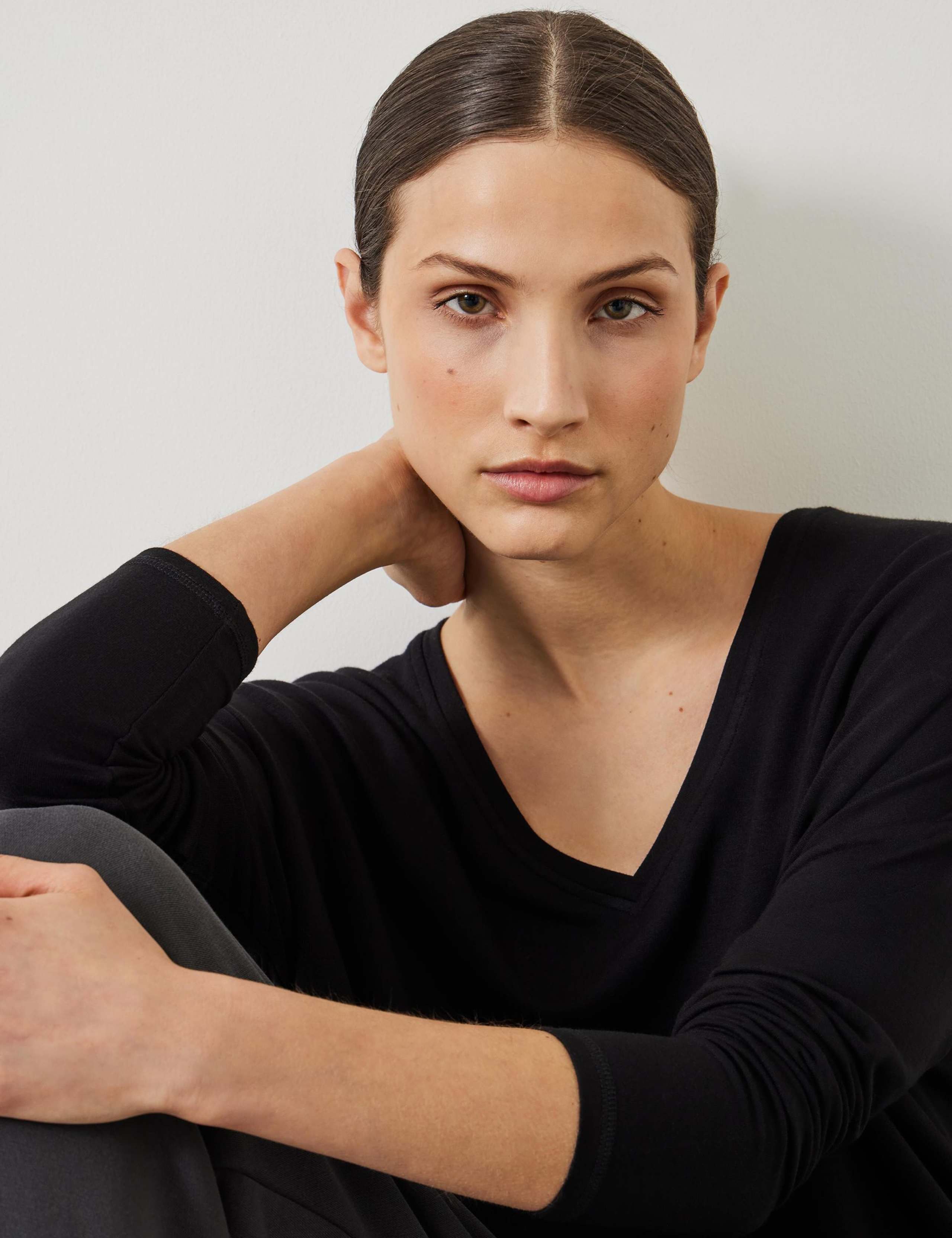 Jersey Wide Batwing Sleeve Top 5 of 5