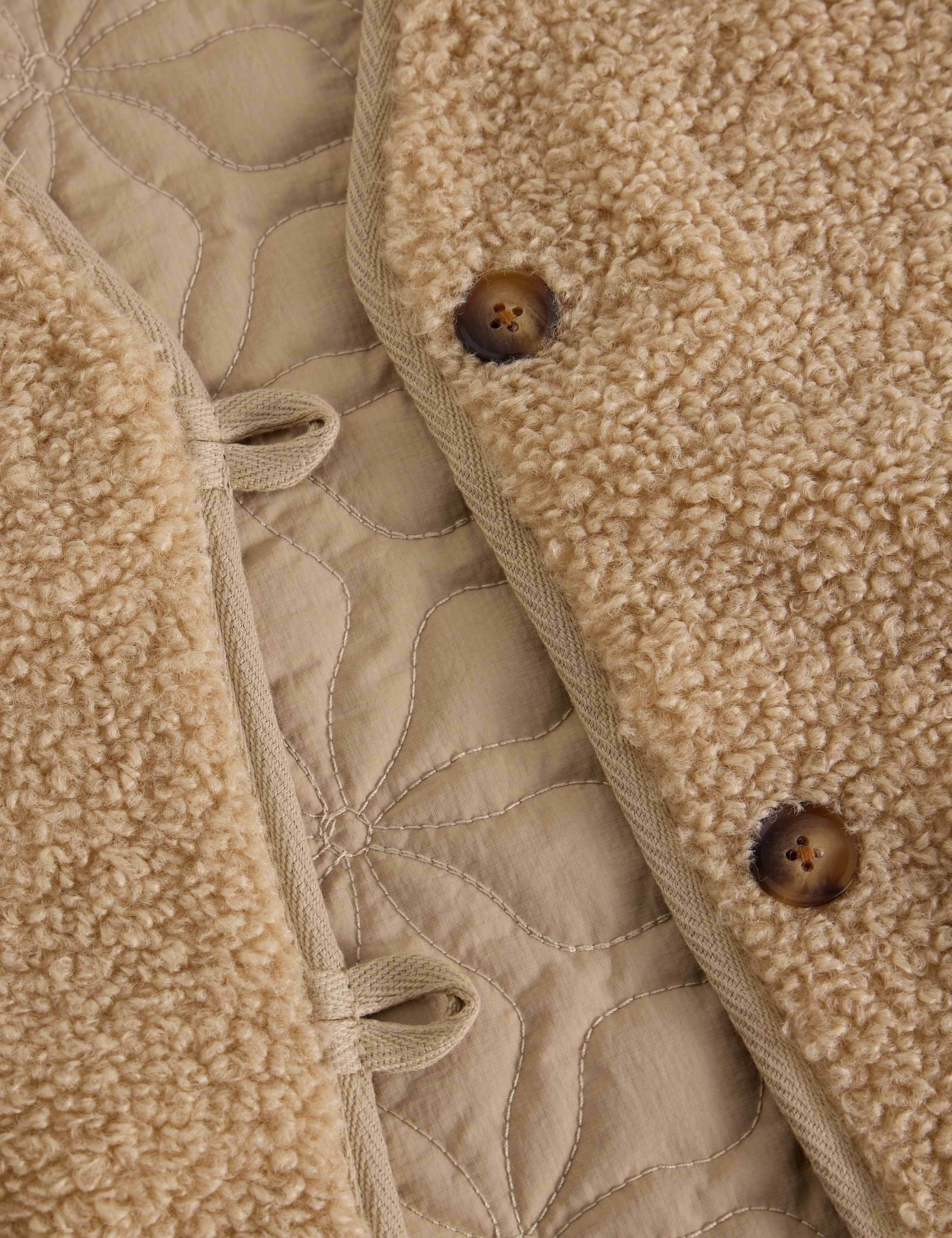 Fleece Reversible Quilted Gilet 7 of 7