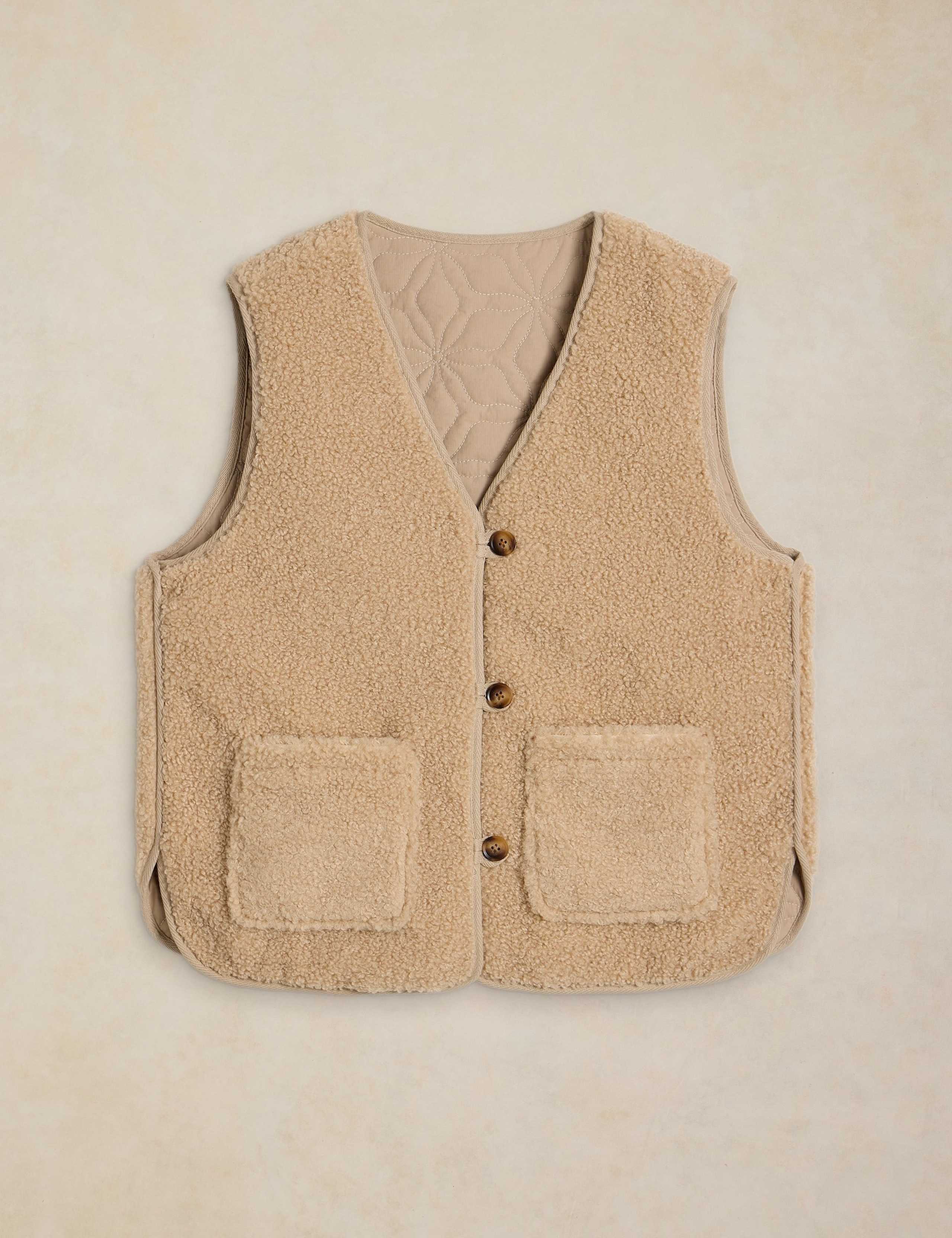 Fleece Reversible Quilted Gilet 2 of 7
