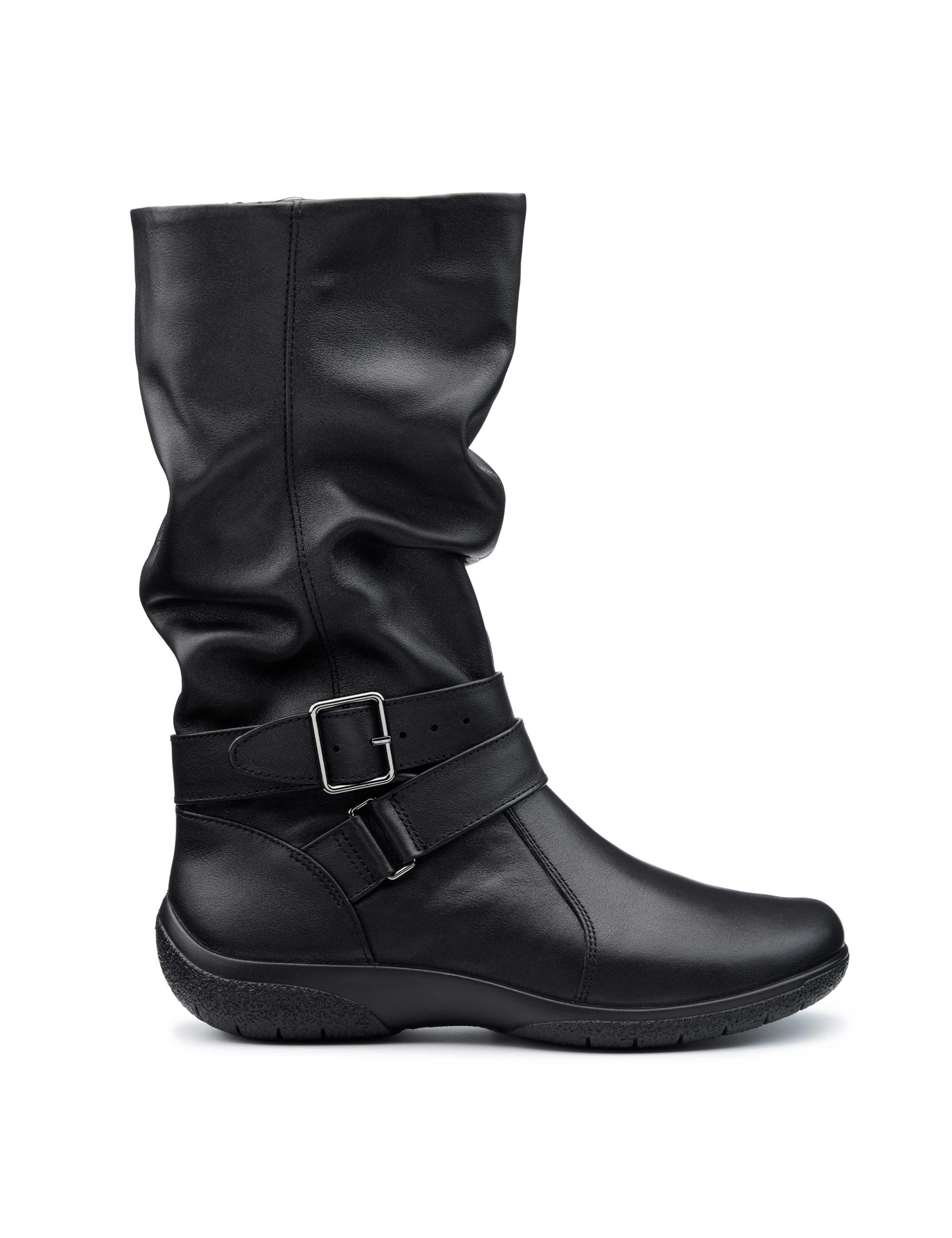 Ballinderry Wide Fit Leather Flat Boots 1 of 4