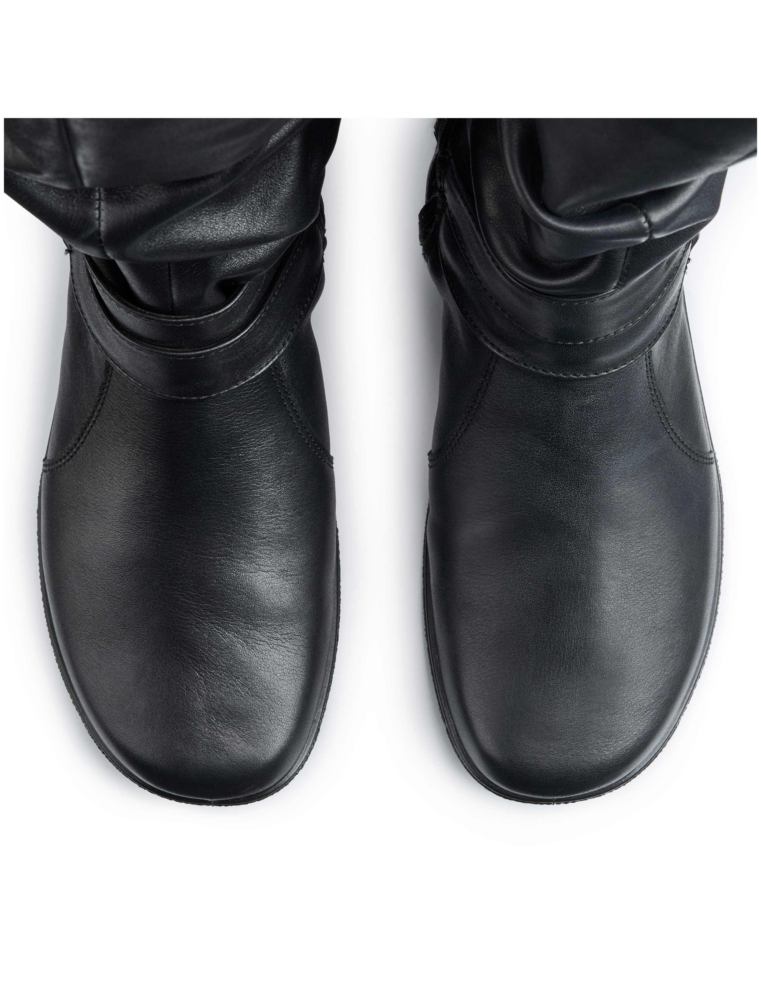 Ballinderry Wide Fit Leather Flat Boots 2 of 4