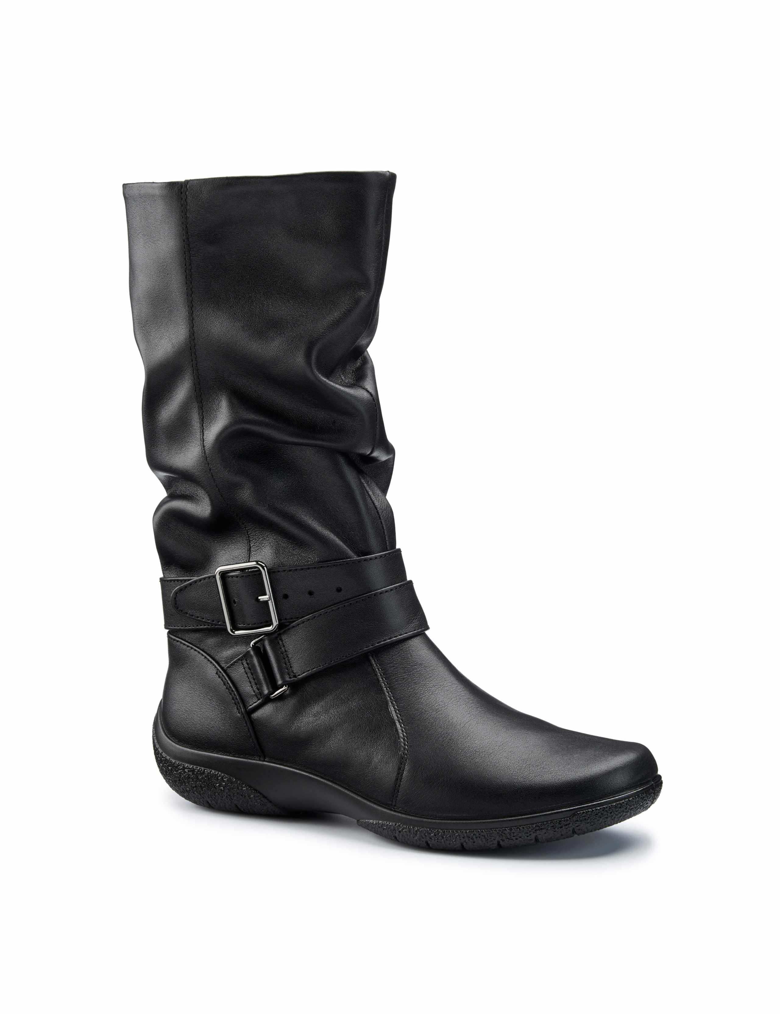 Ballinderry Wide Fit Leather Flat Boots 3 of 4