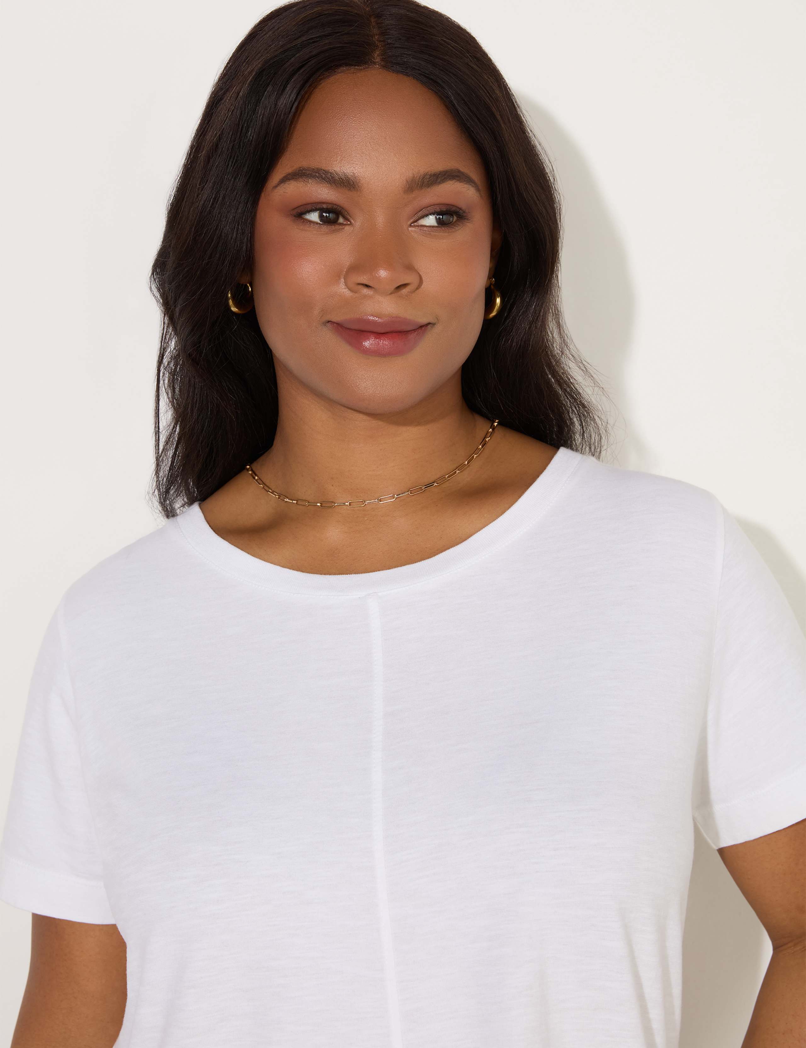 Pure Cotton Round Neck T-Shirt 2 of 3