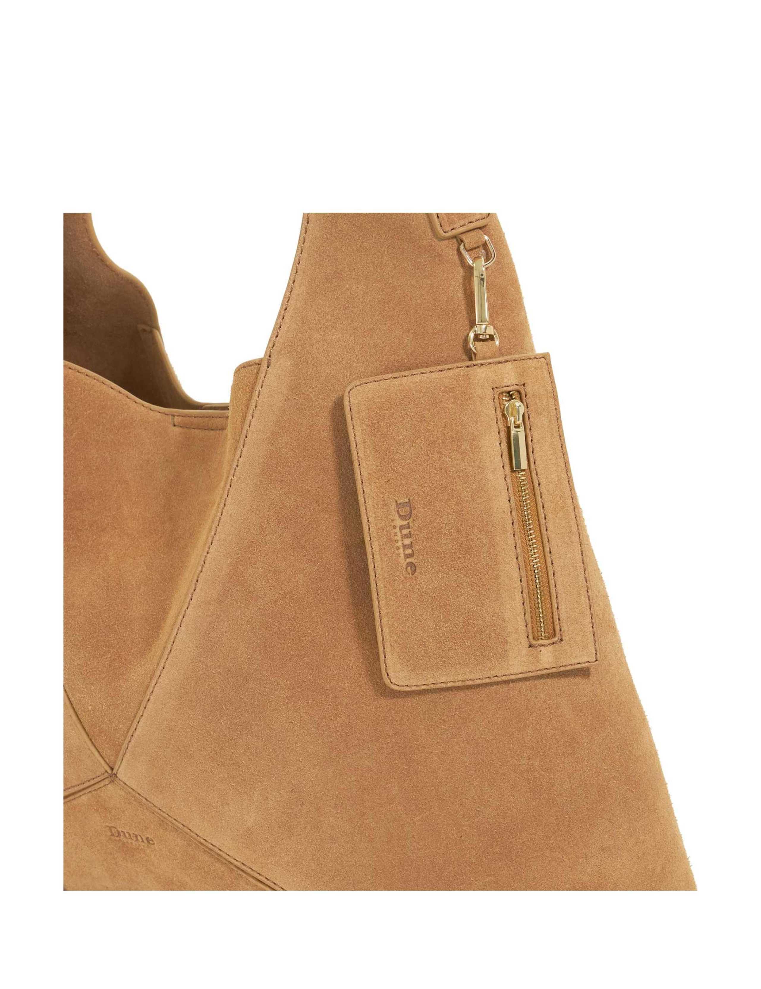 Suede Slouch Hobo Shoulder Bag 5 of 5