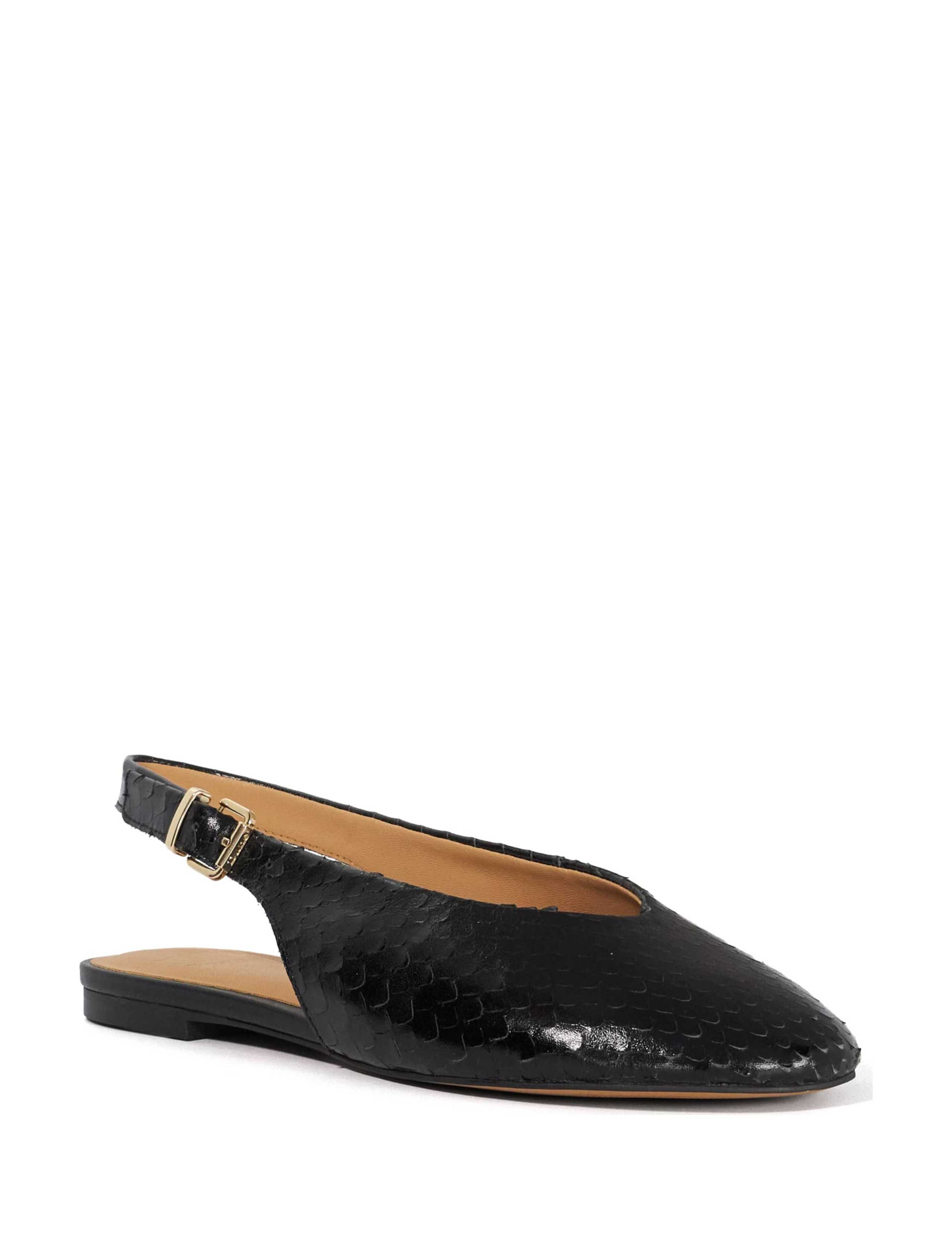 Buckle Flat Slingback Shoes 3 of 6