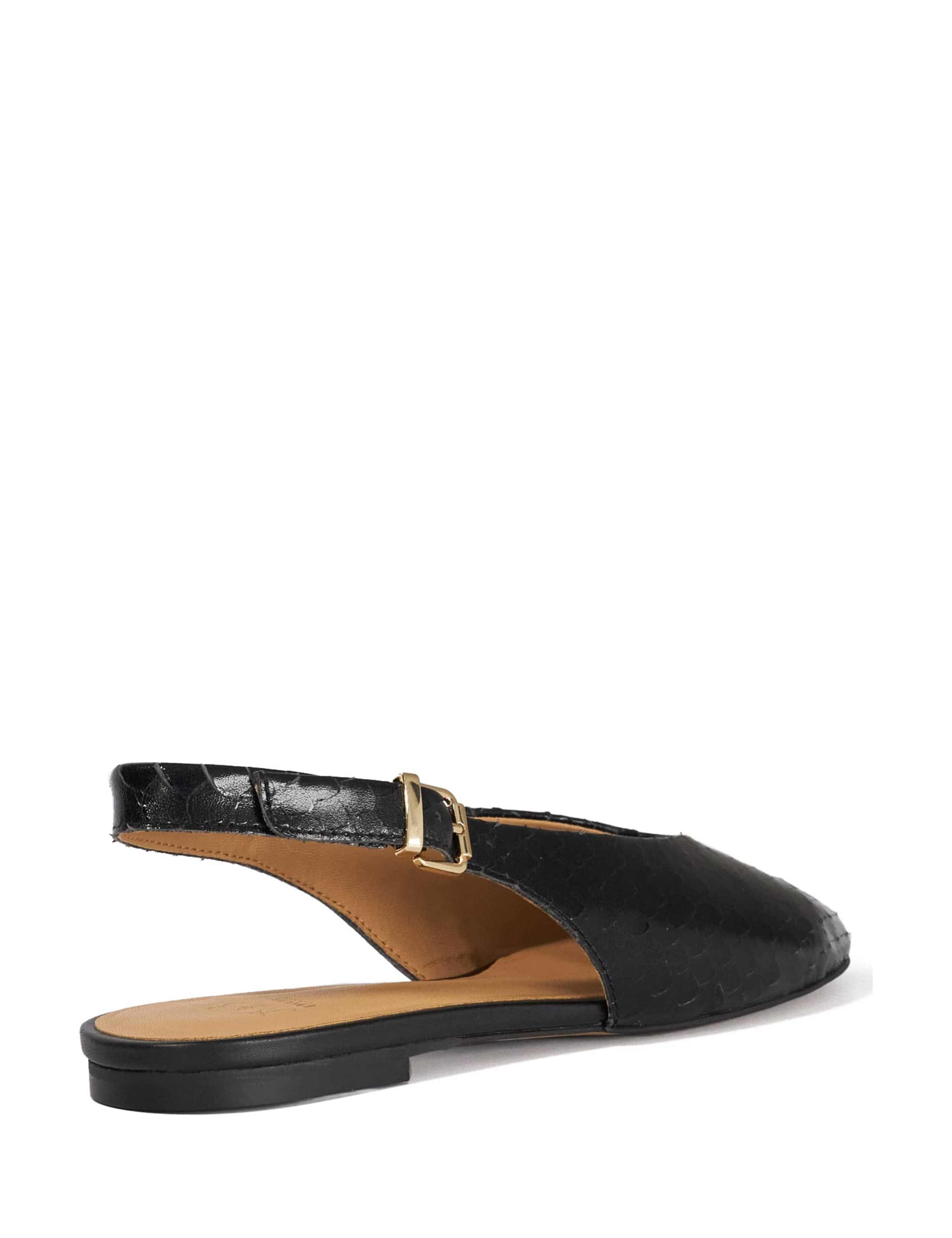 Buckle Flat Slingback Shoes 4 of 6