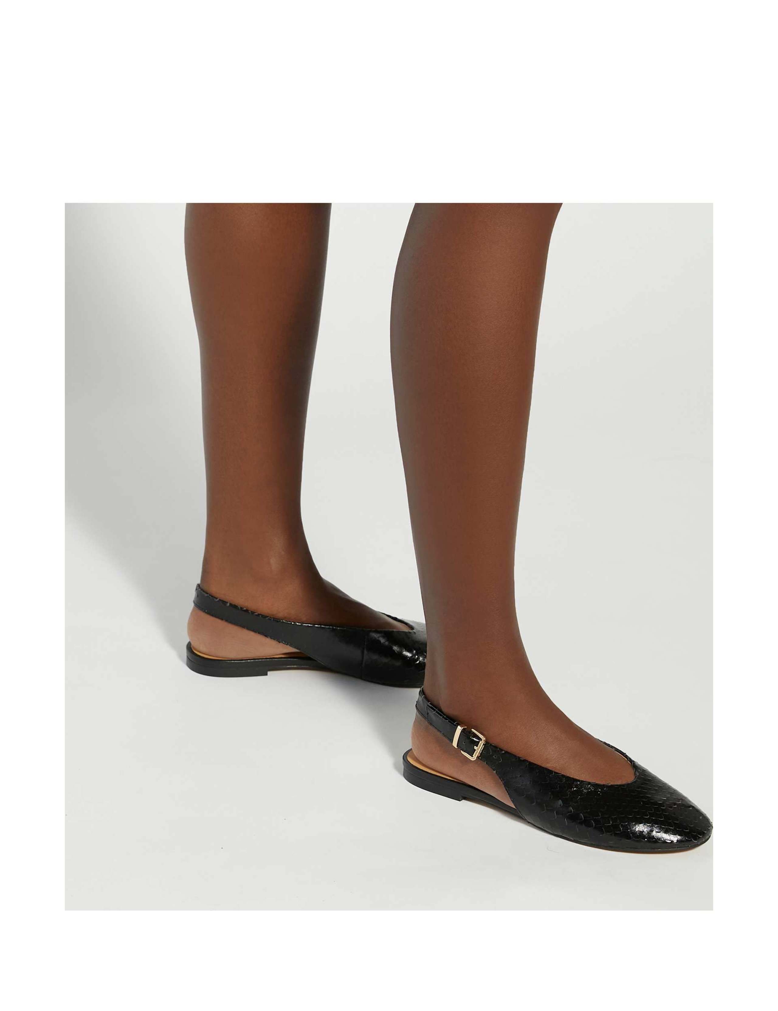 Buckle Flat Slingback Shoes 5 of 6