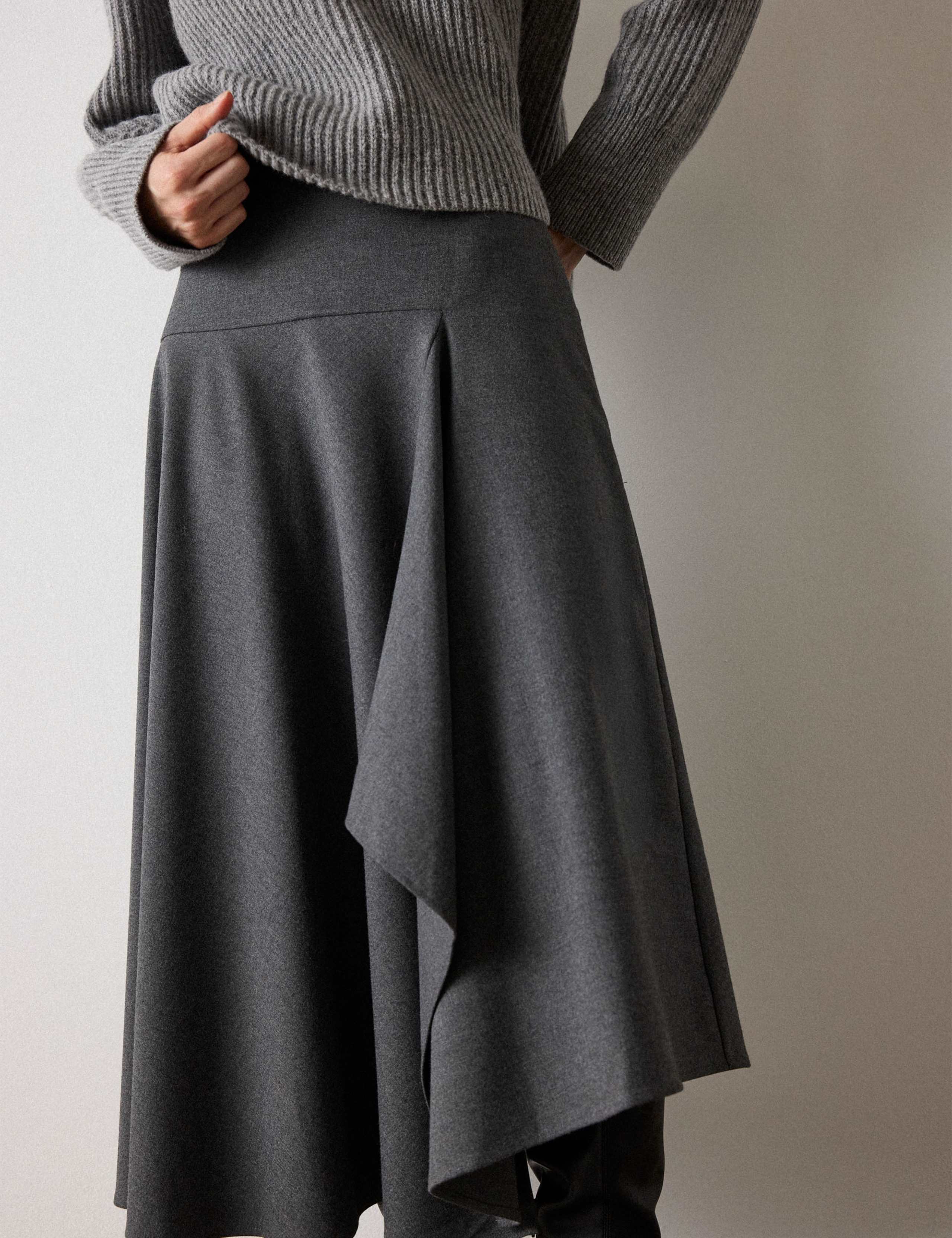 Midi Asymmetric Skirt 5 of 6