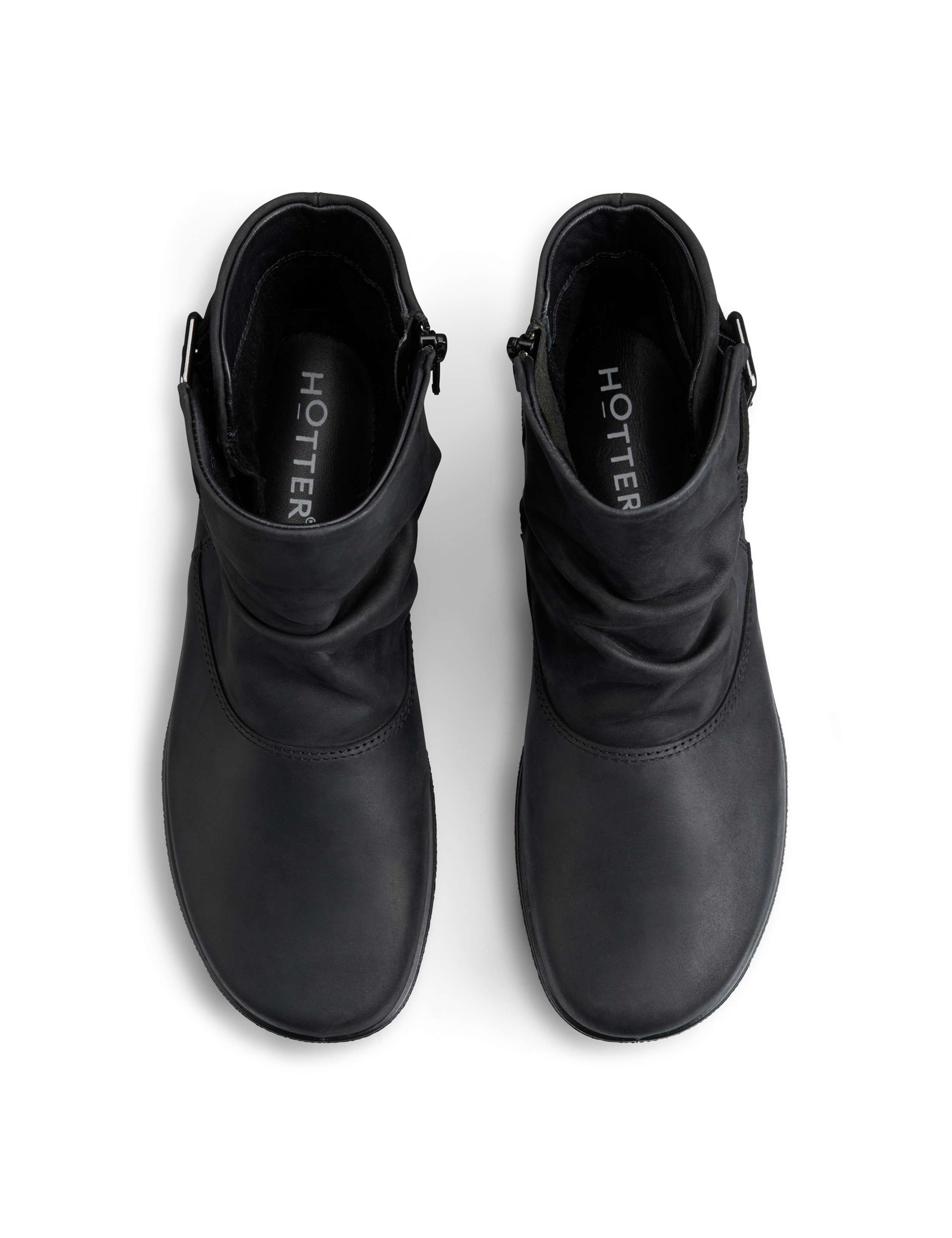 Rumour Leather Flat Ankle Boots 4 of 4