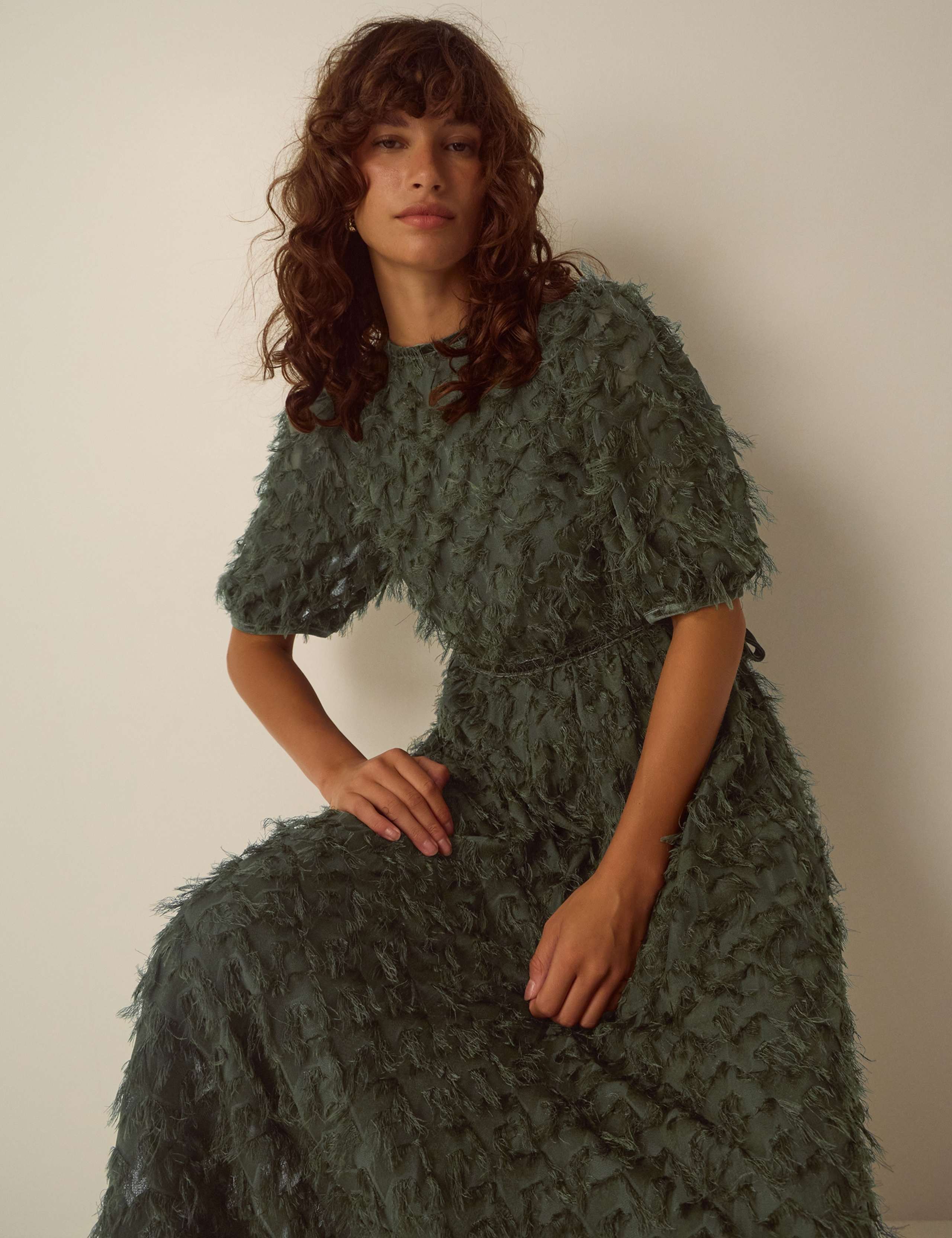 Fringed Midi Dress 4 of 5