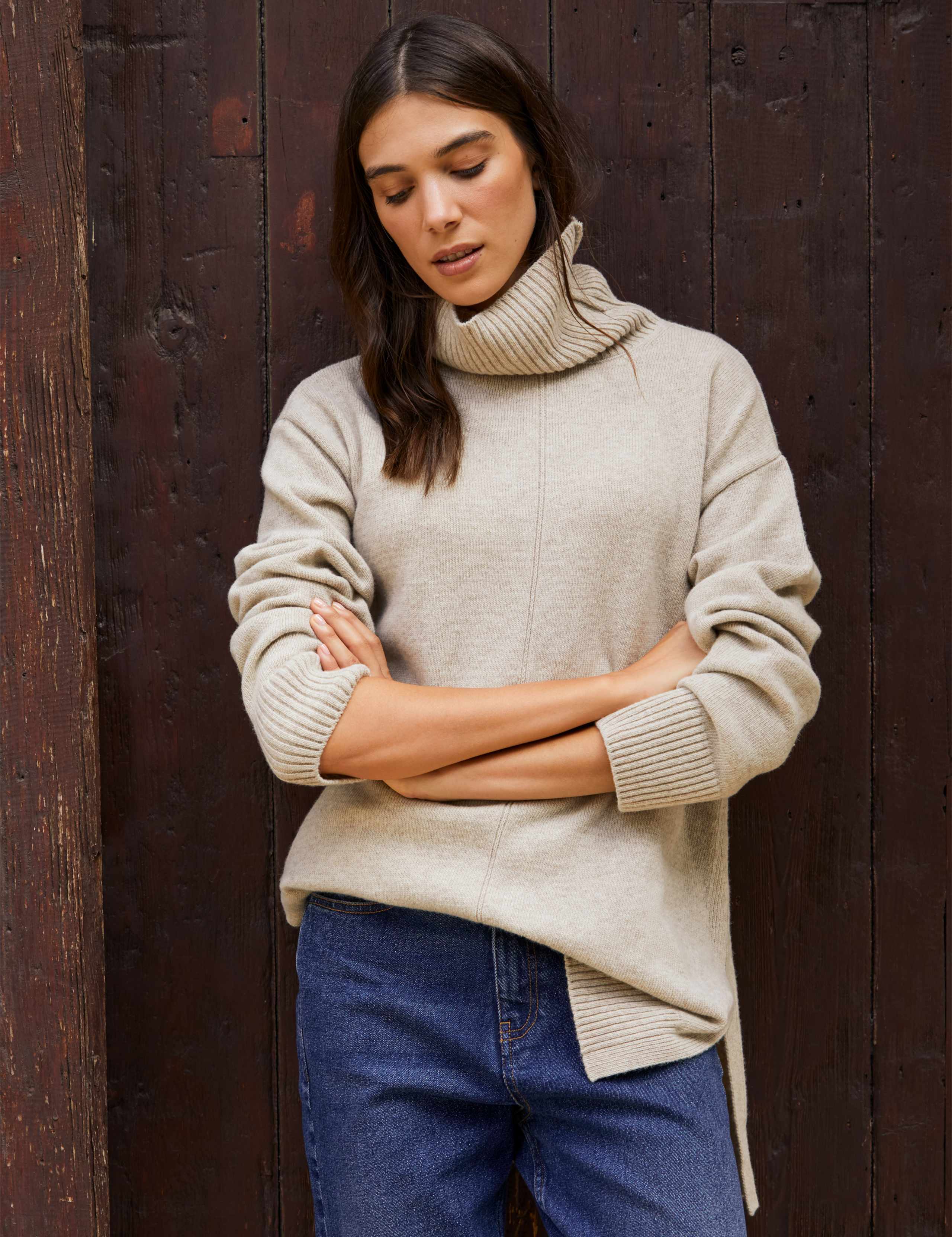 Asher Wool Blend Turtleneck Jumper 1 of 7