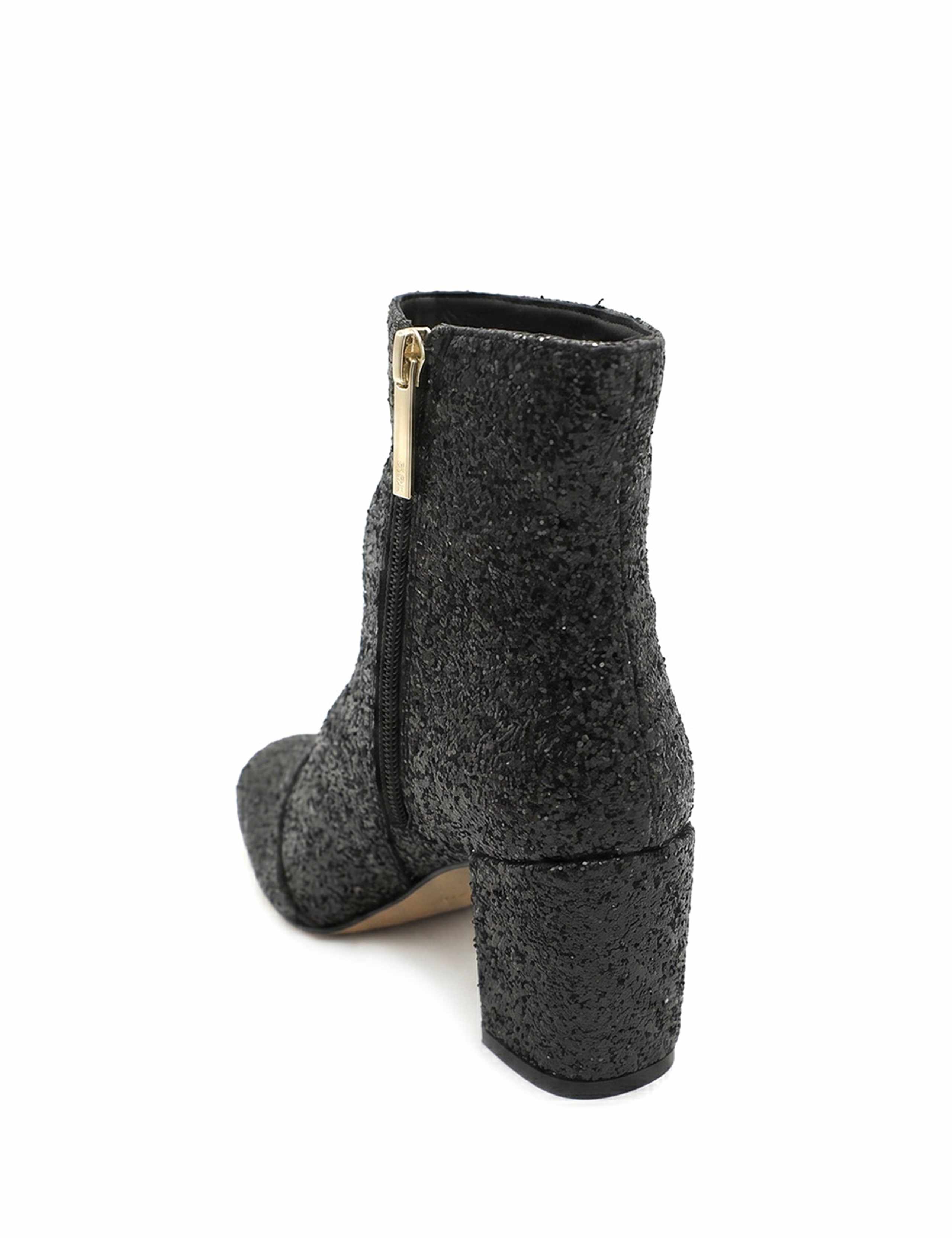Leather Block Heel Ankle Boots 4 of 6