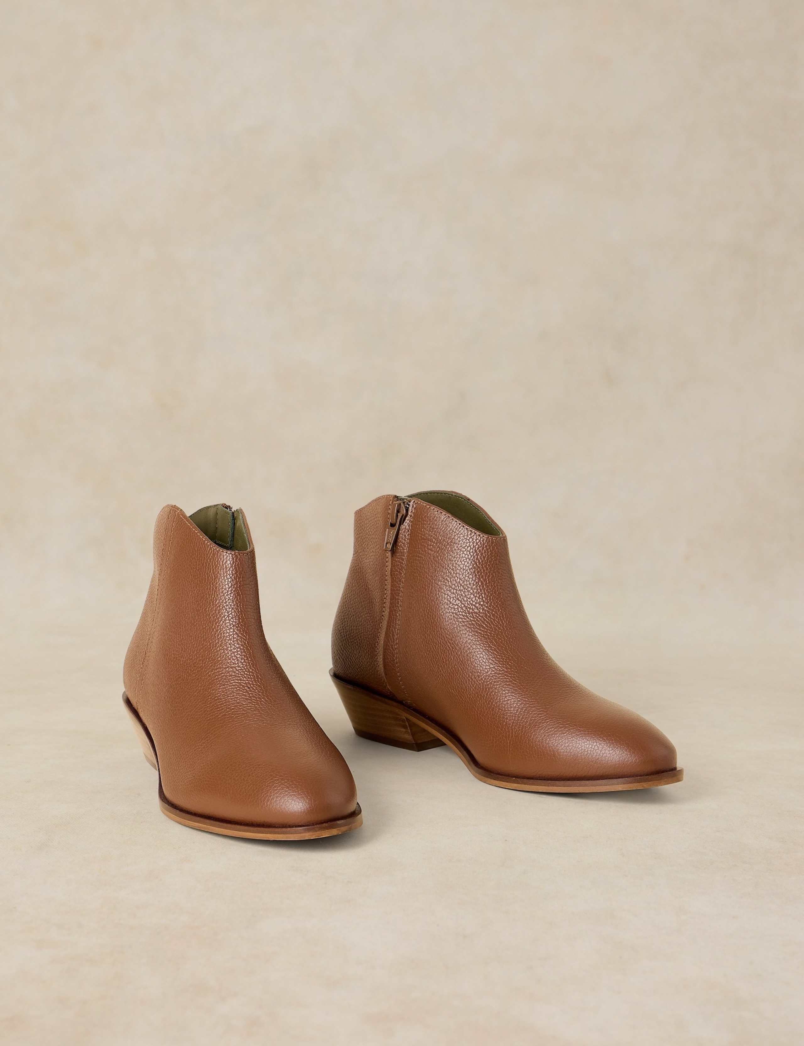 Leather Ankle Boots 2 of 4