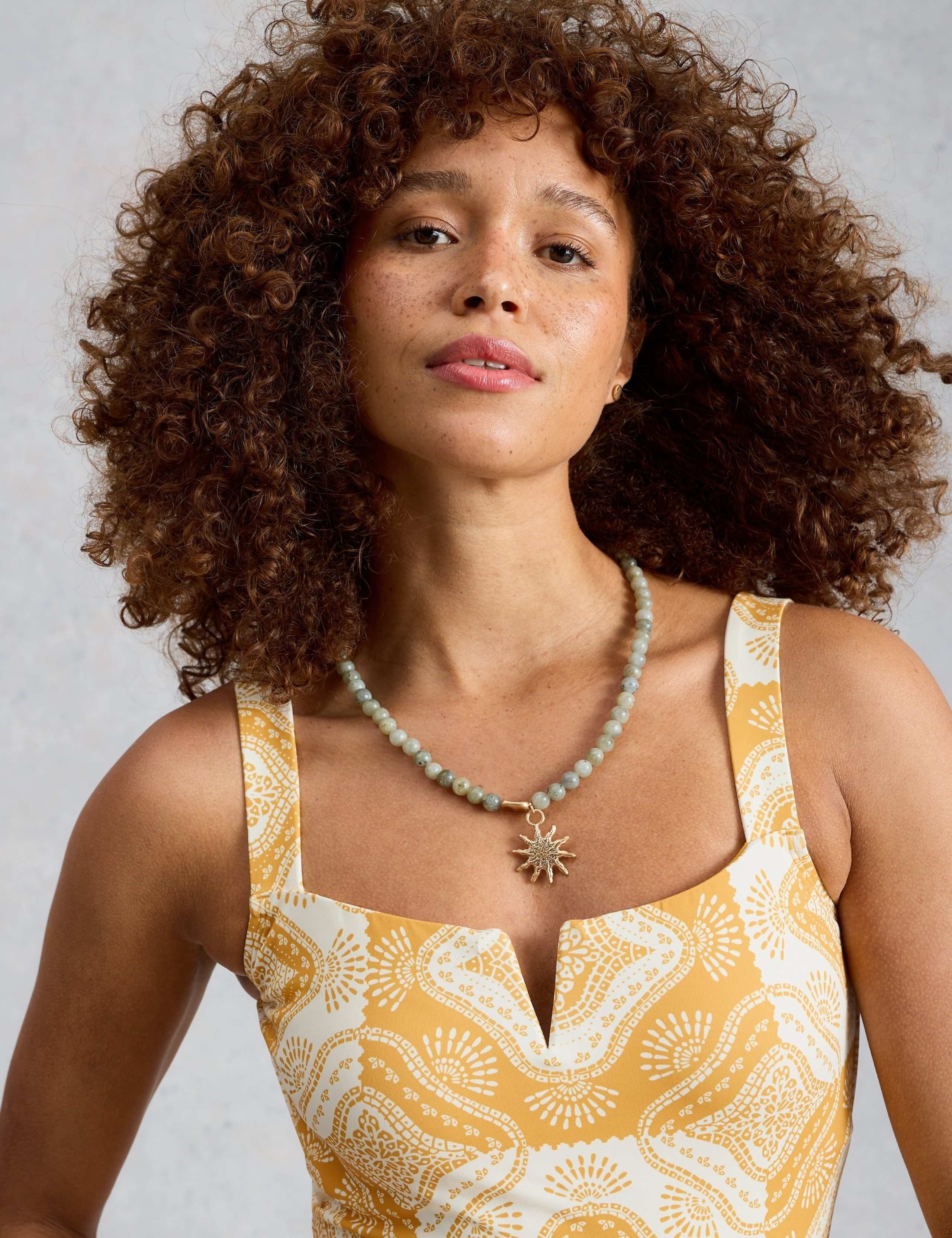 Printed Scoop Neck Swimsuit 4 of 6