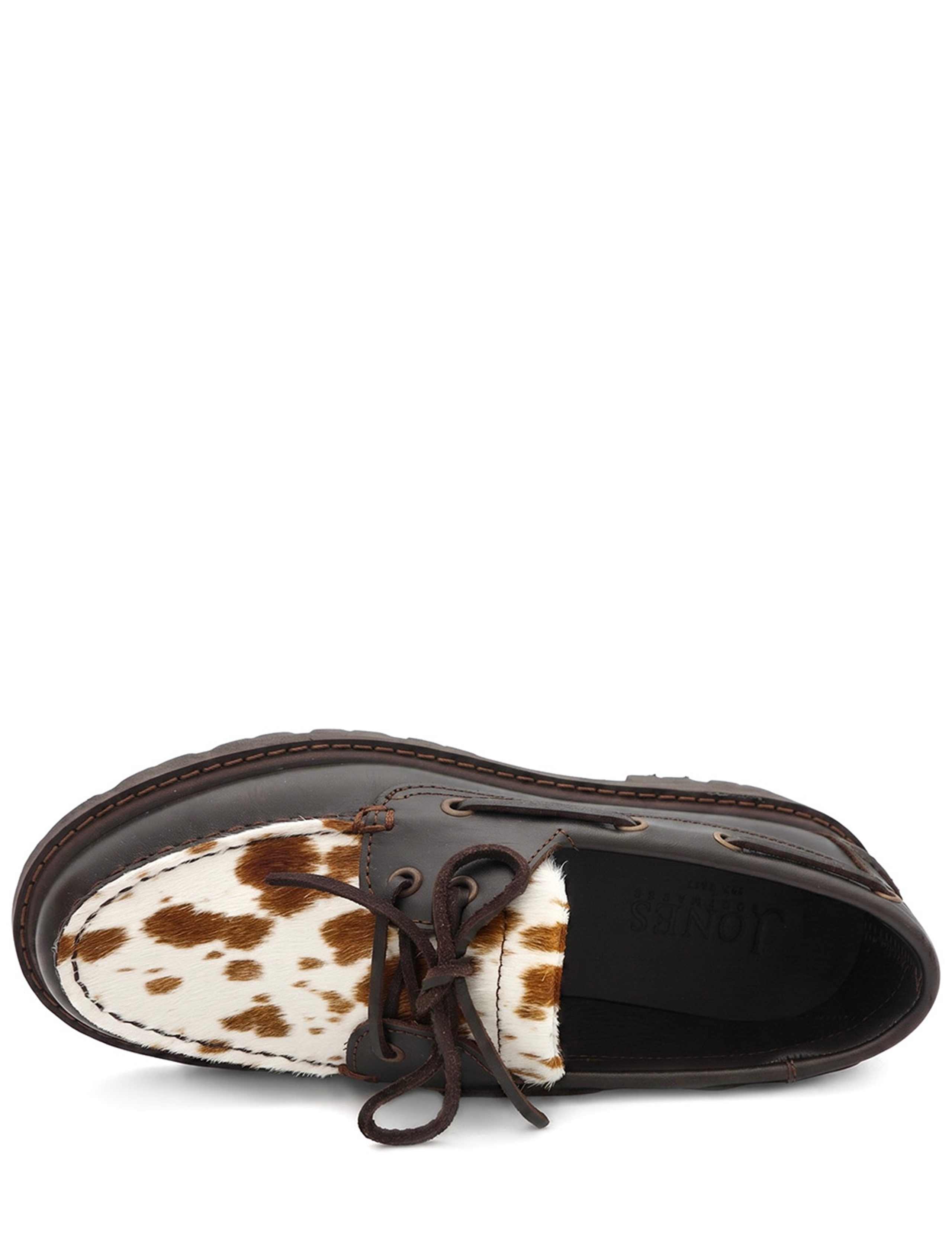Leather Animal Print Platform Loafers 4 of 5