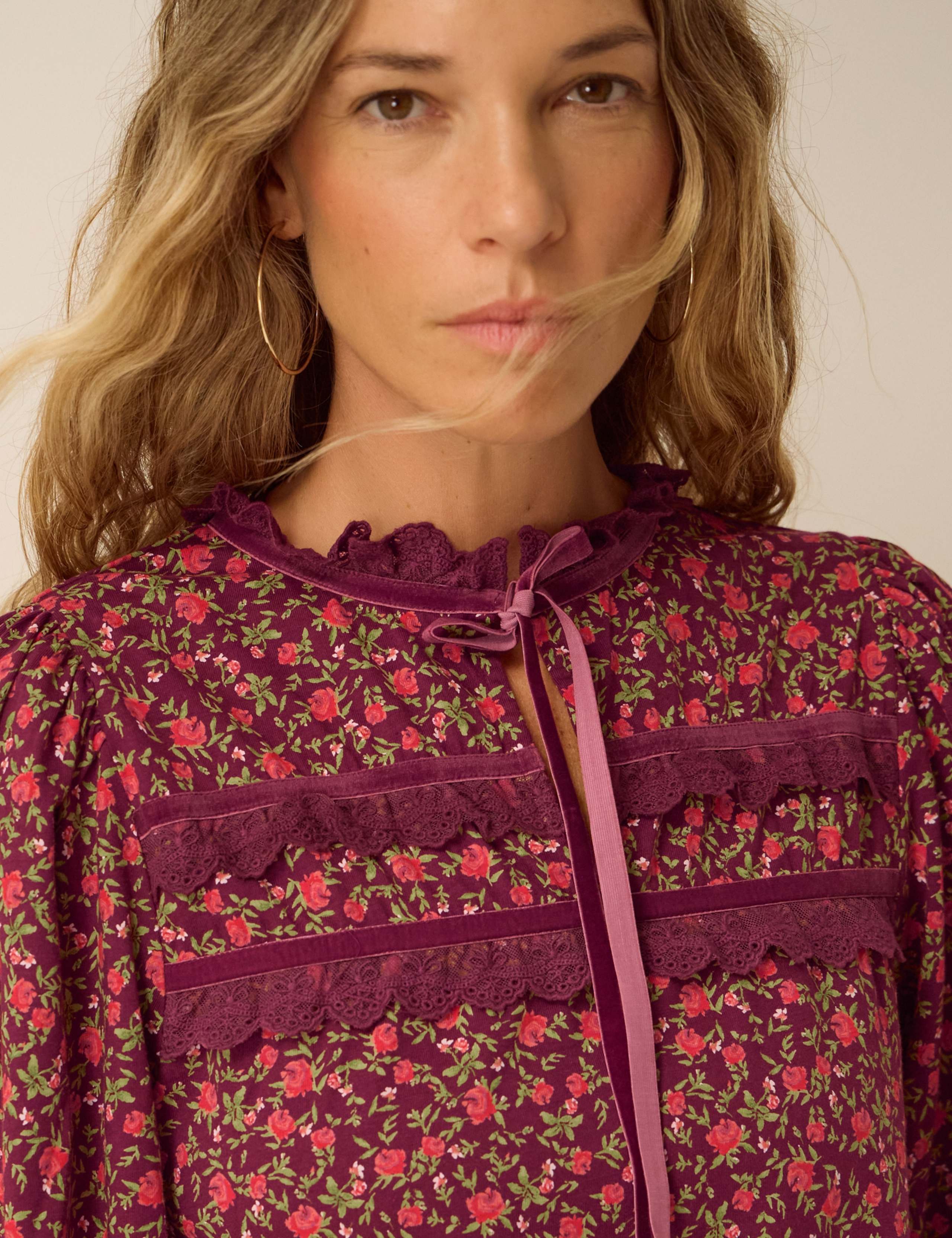 Pure Cotton Printed Crew Neck Top 6 of 6