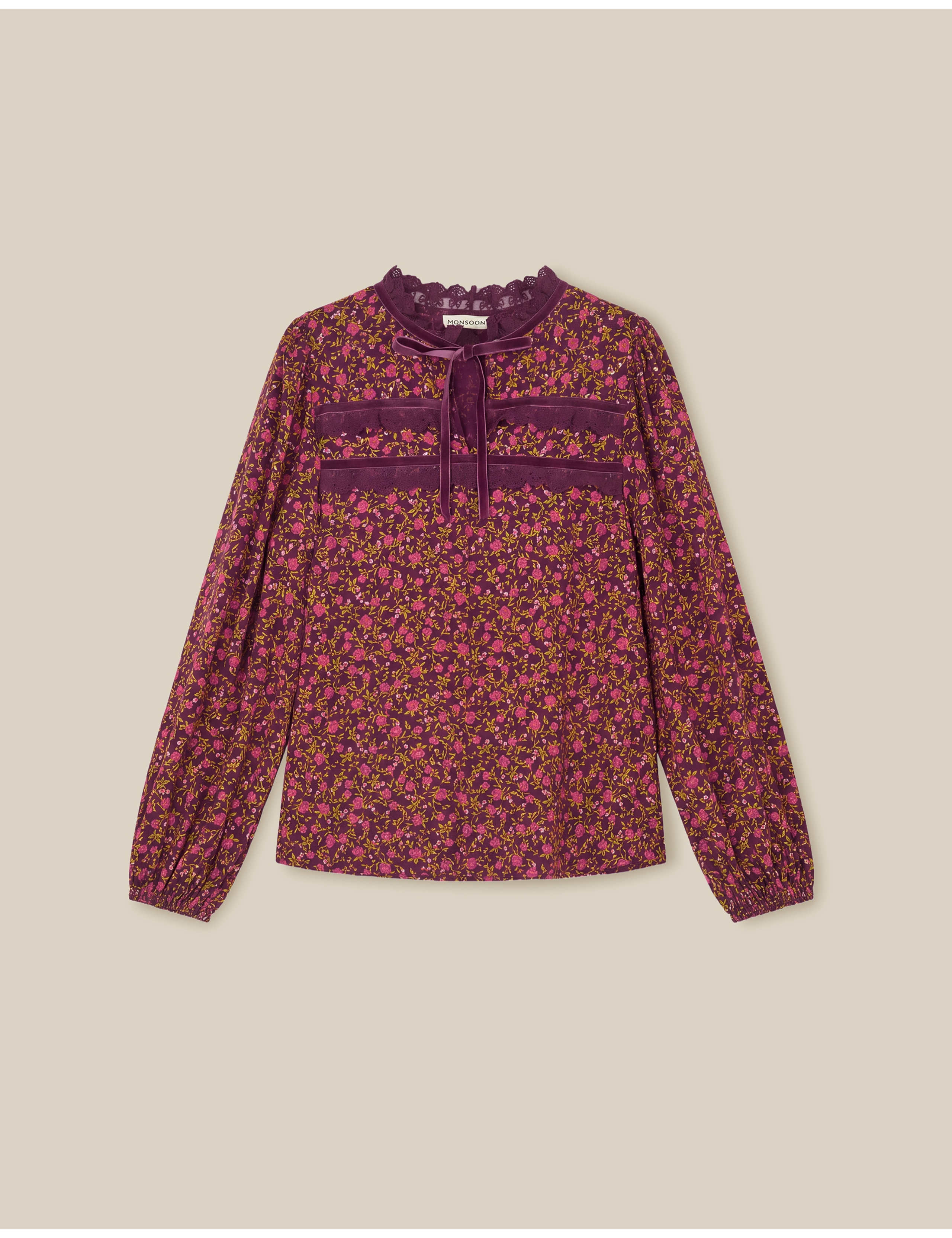 Pure Cotton Printed Crew Neck Top 2 of 6
