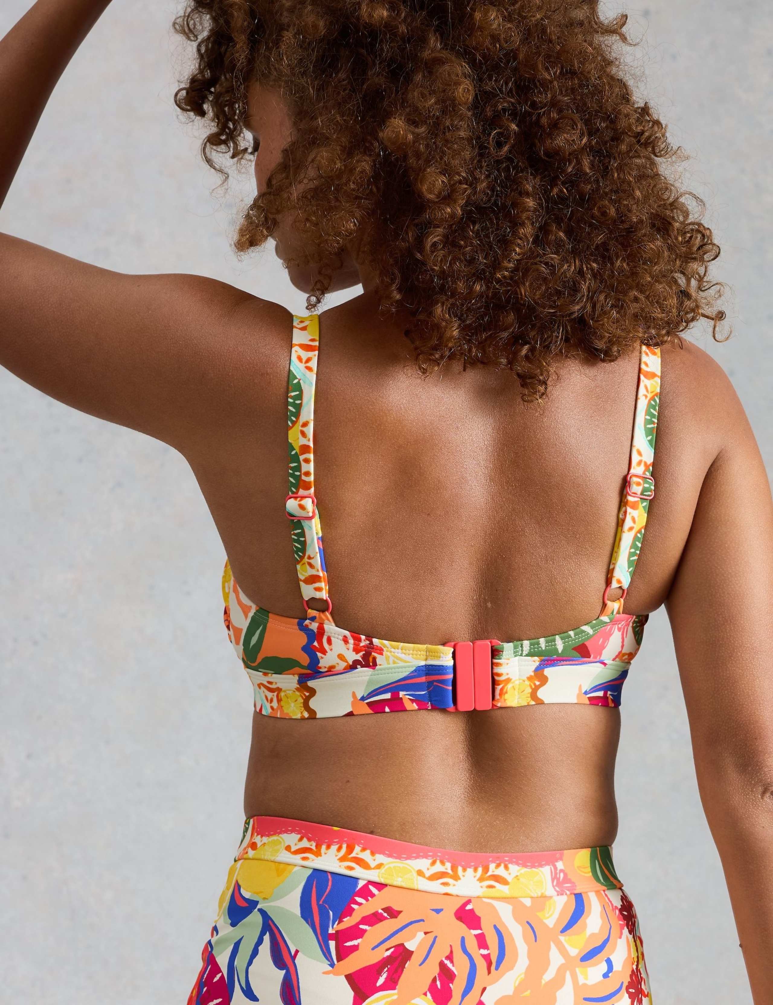 Floral Square Neck Bikini Top 3 of 6