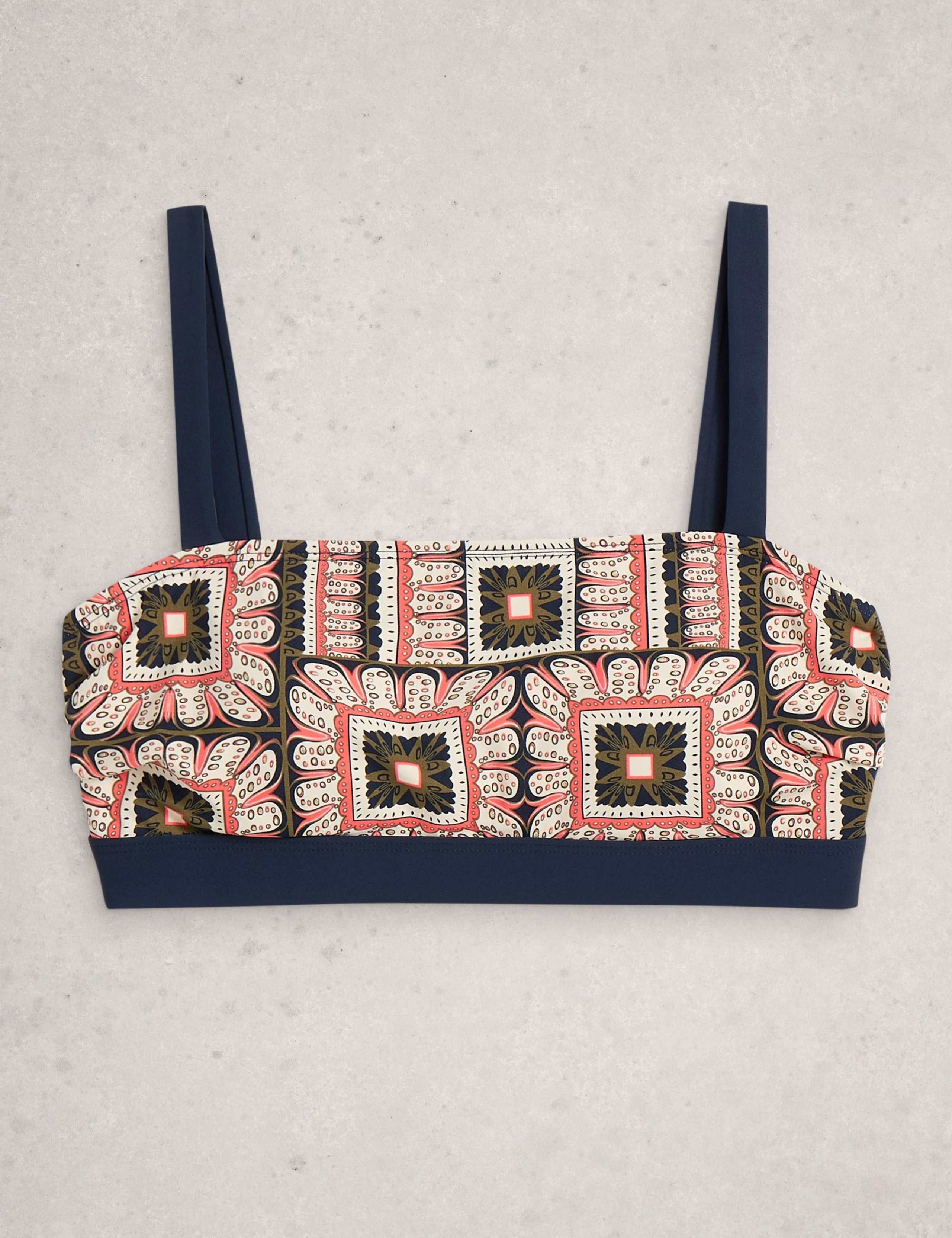 Floral Square Neck Bikini Top 2 of 6