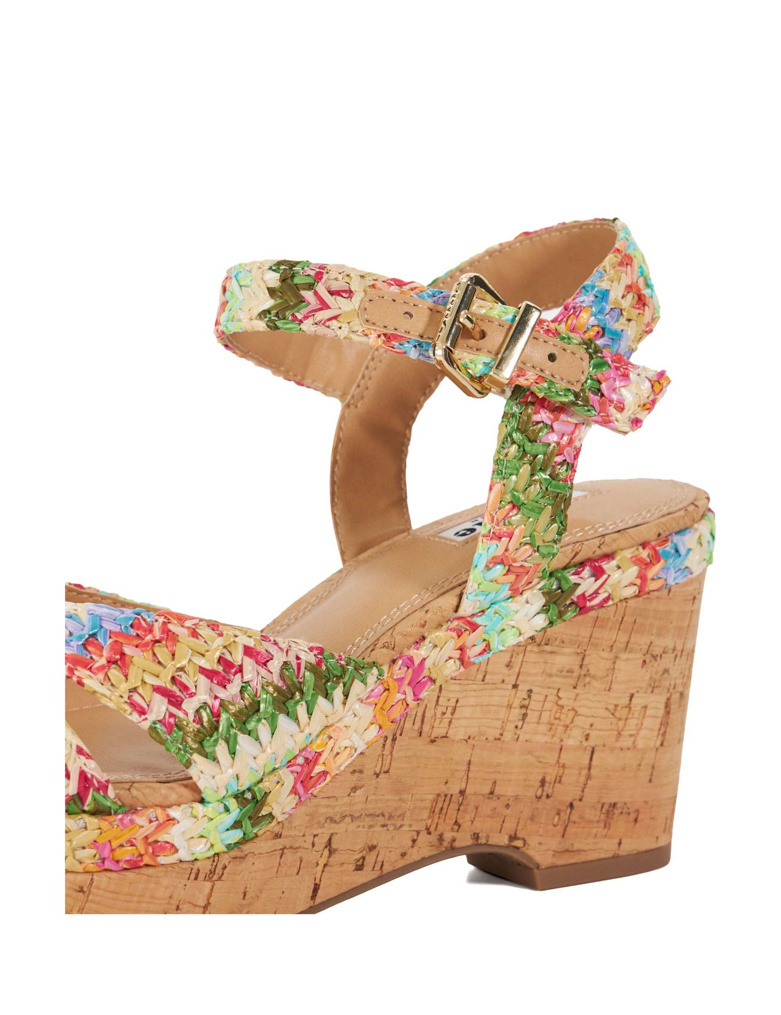 Wide Fit Cork Ankle Strap Wedge Sandals 5 of 5