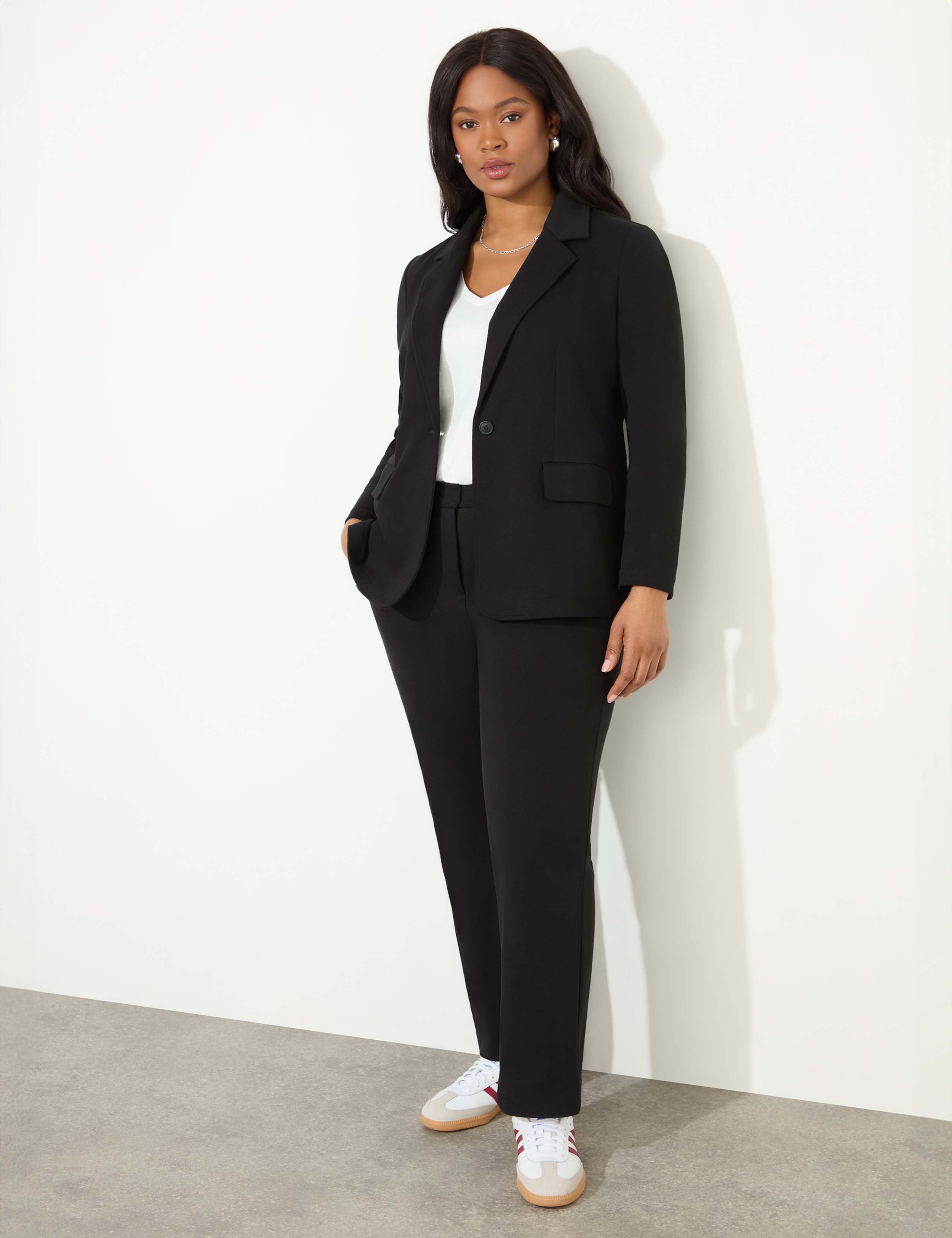 Jersey Straight Leg Trousers 4 of 6