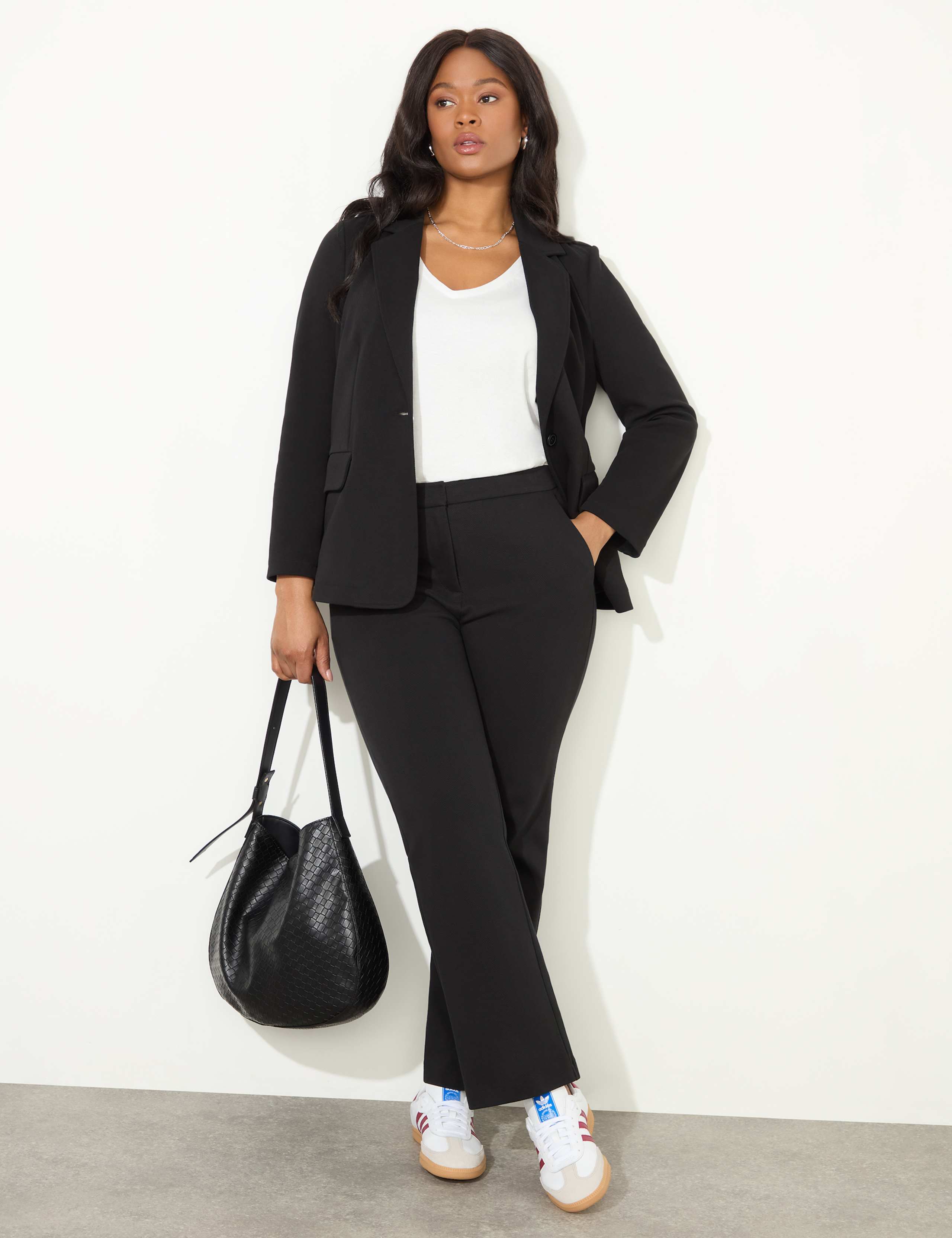 Jersey Straight Leg Trousers 5 of 6