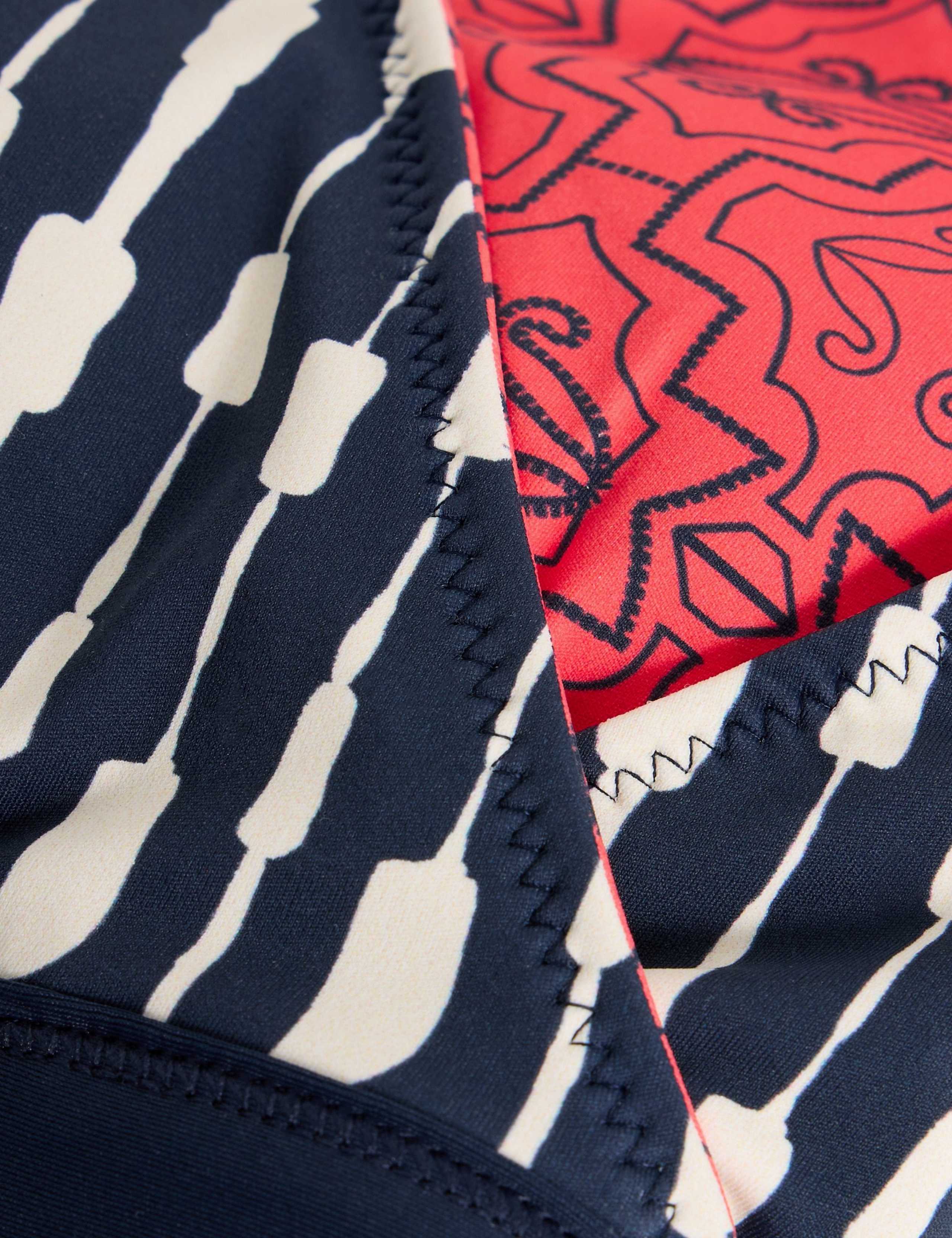 Printed Reversible Triangle Bikini Top 7 of 7