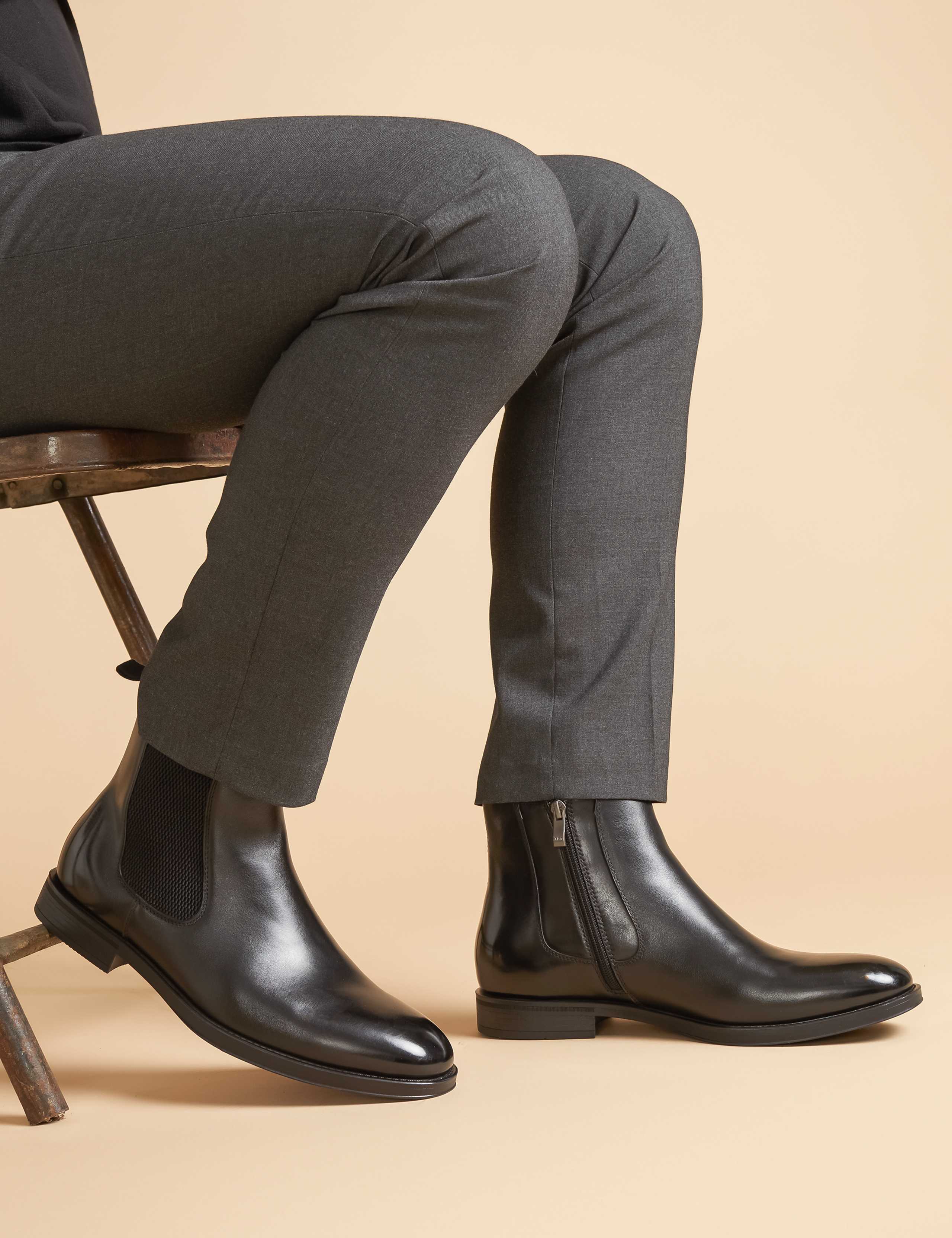Leather Side Zip Chelsea Boots Jones Bootmaker M S