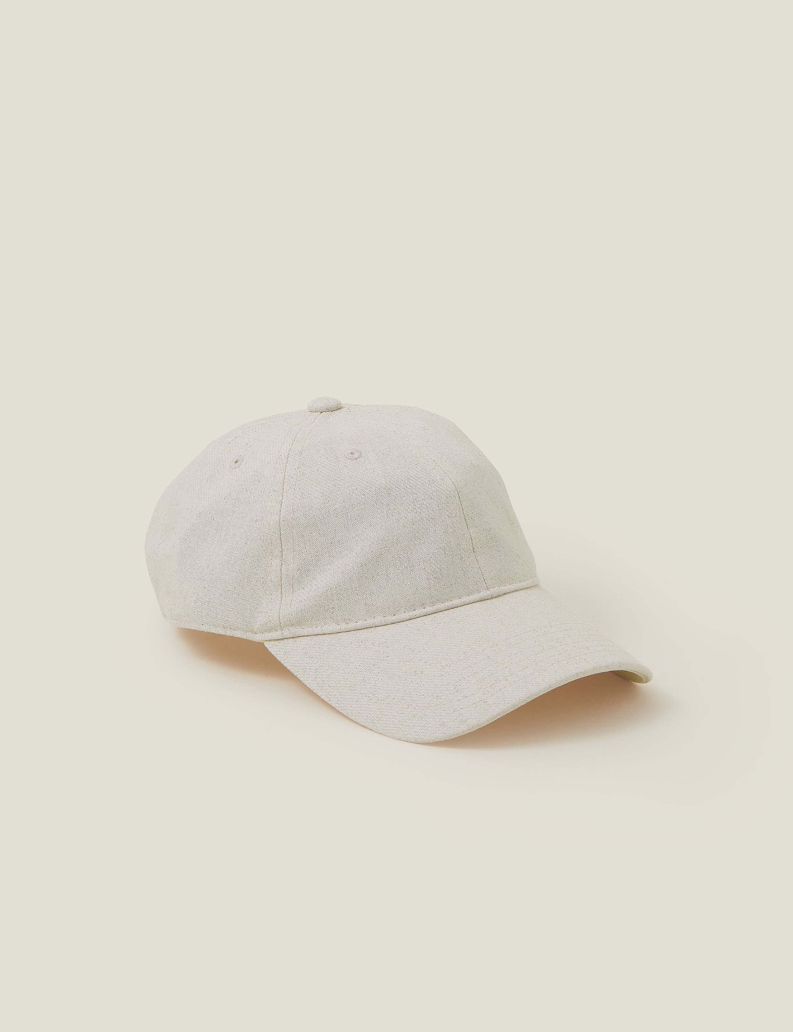 Baseball Cap with Linen 2 of 4