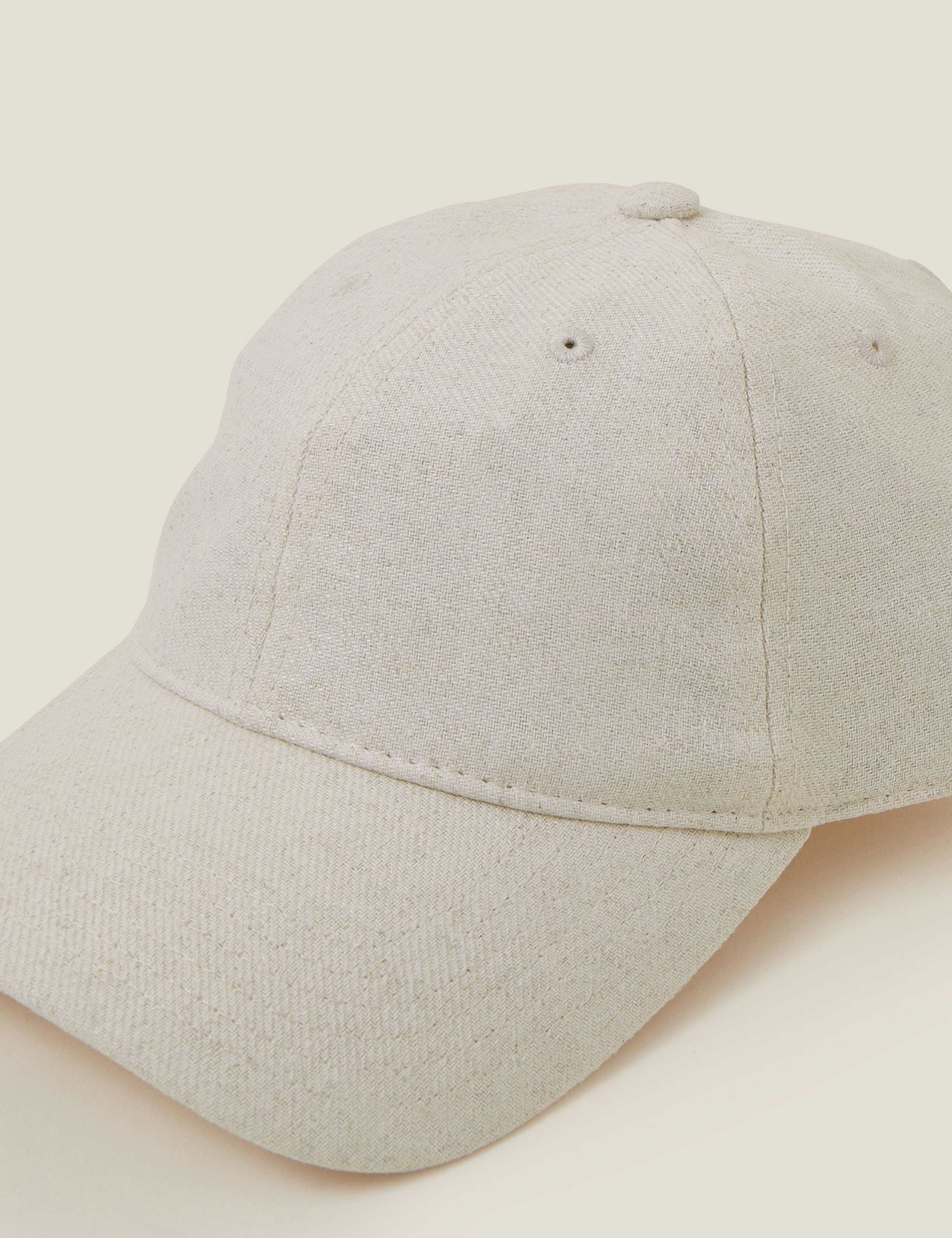 Baseball Cap with Linen 4 of 4