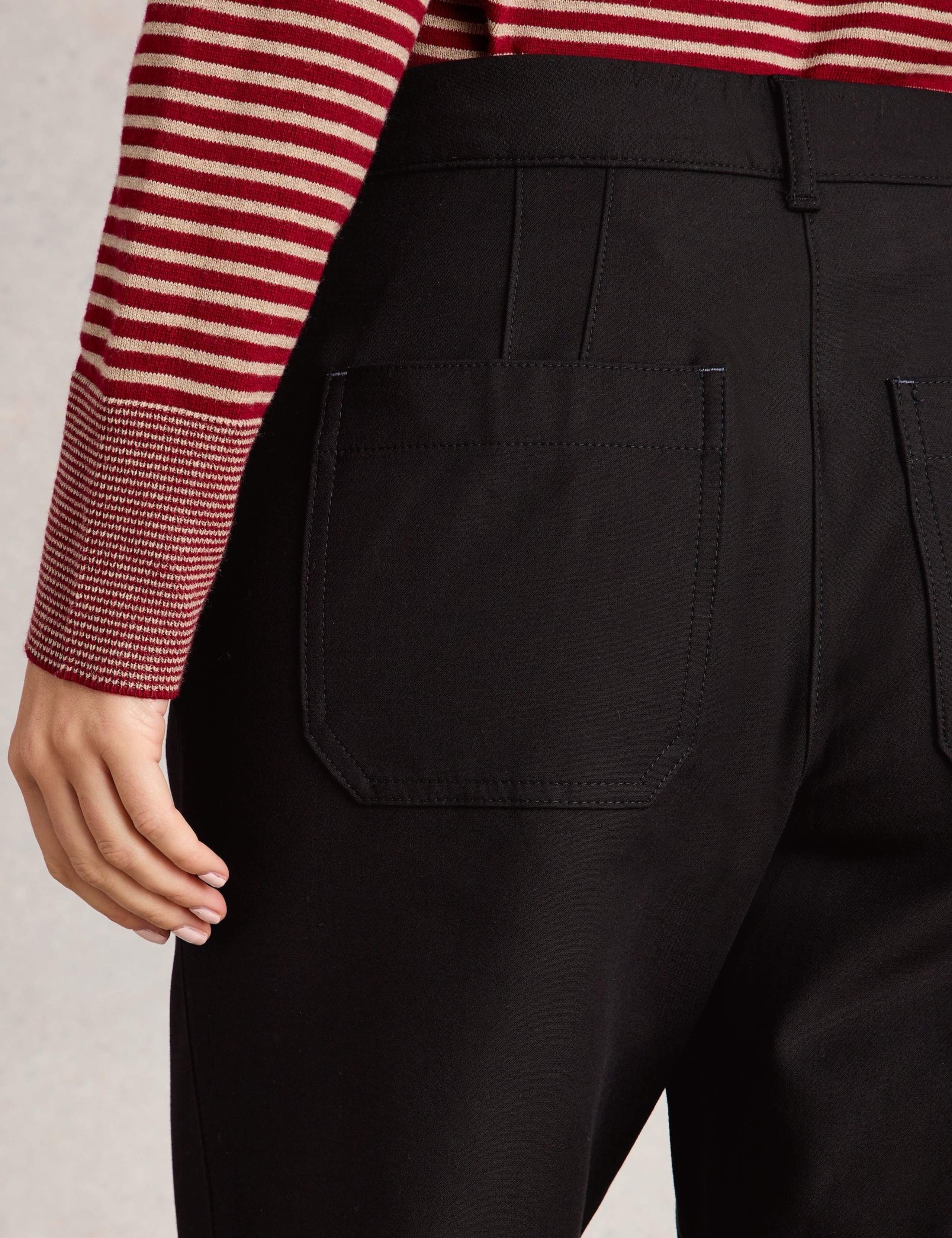 Cotton Rich Wide Leg Trousers 5 of 6
