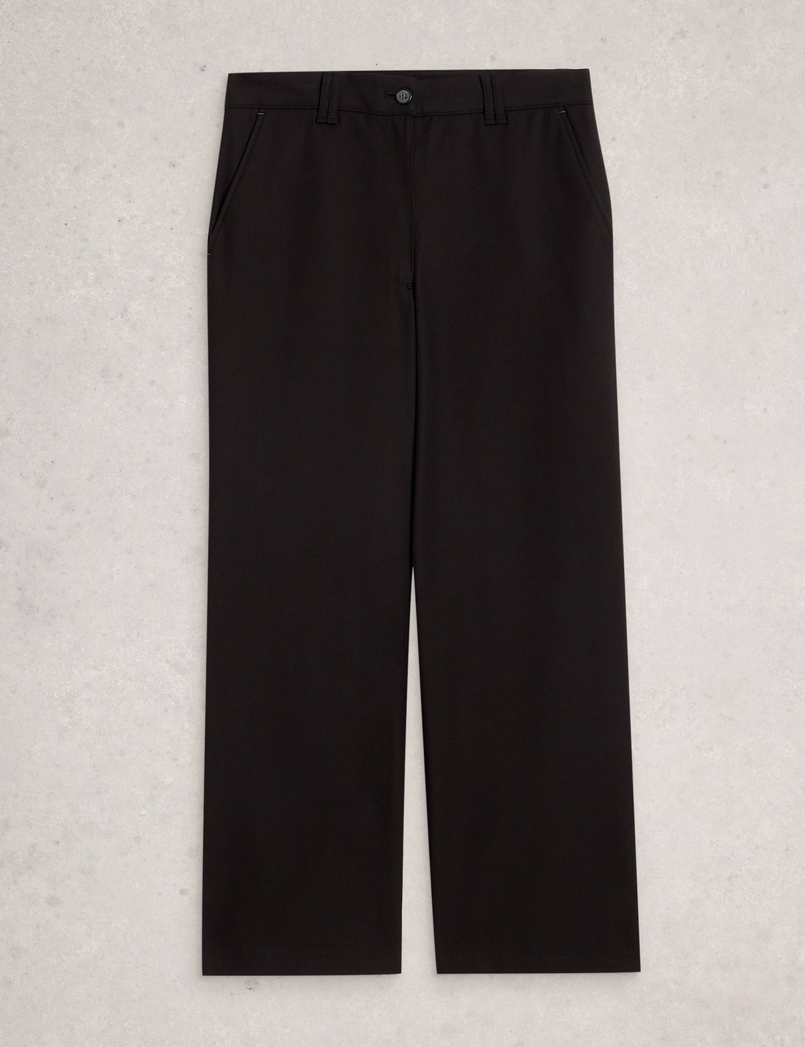 Cotton Rich Wide Leg Trousers 2 of 6