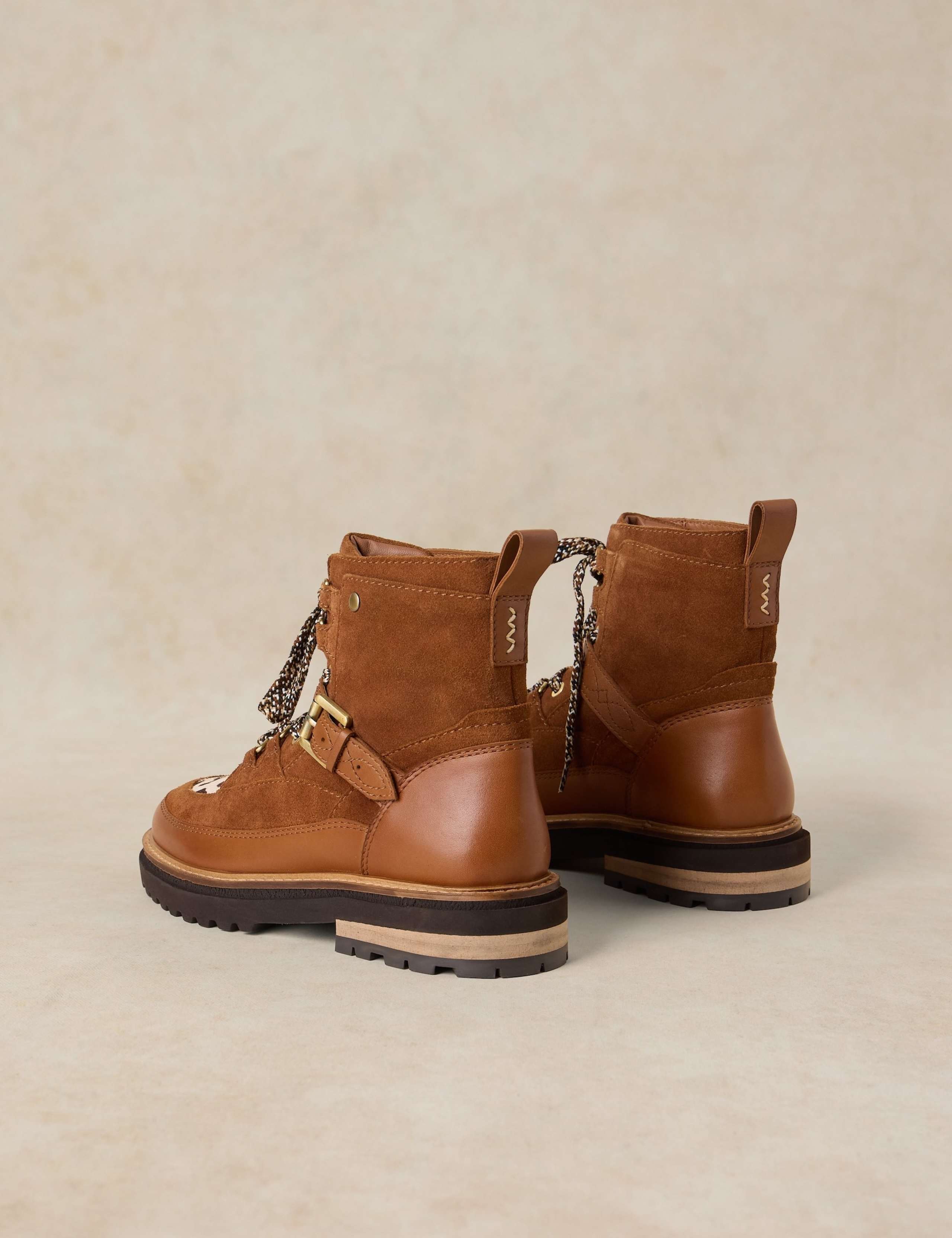 Leather Lace Up Boots 3 of 4