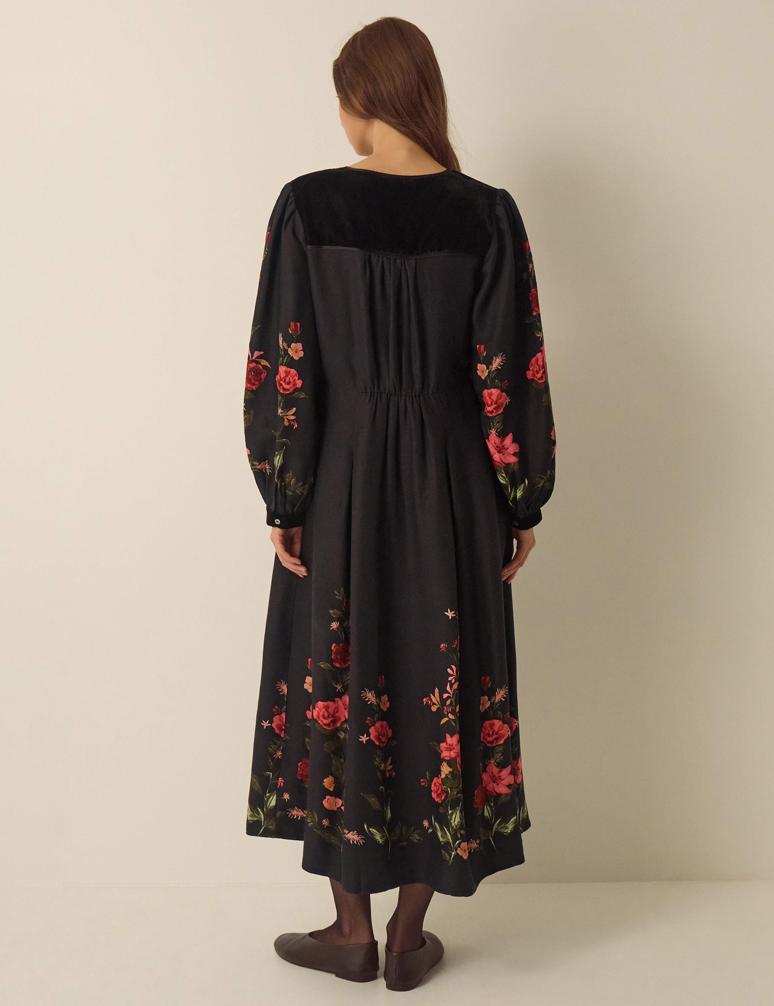 Printed Midi Tea Dress 2 of 4