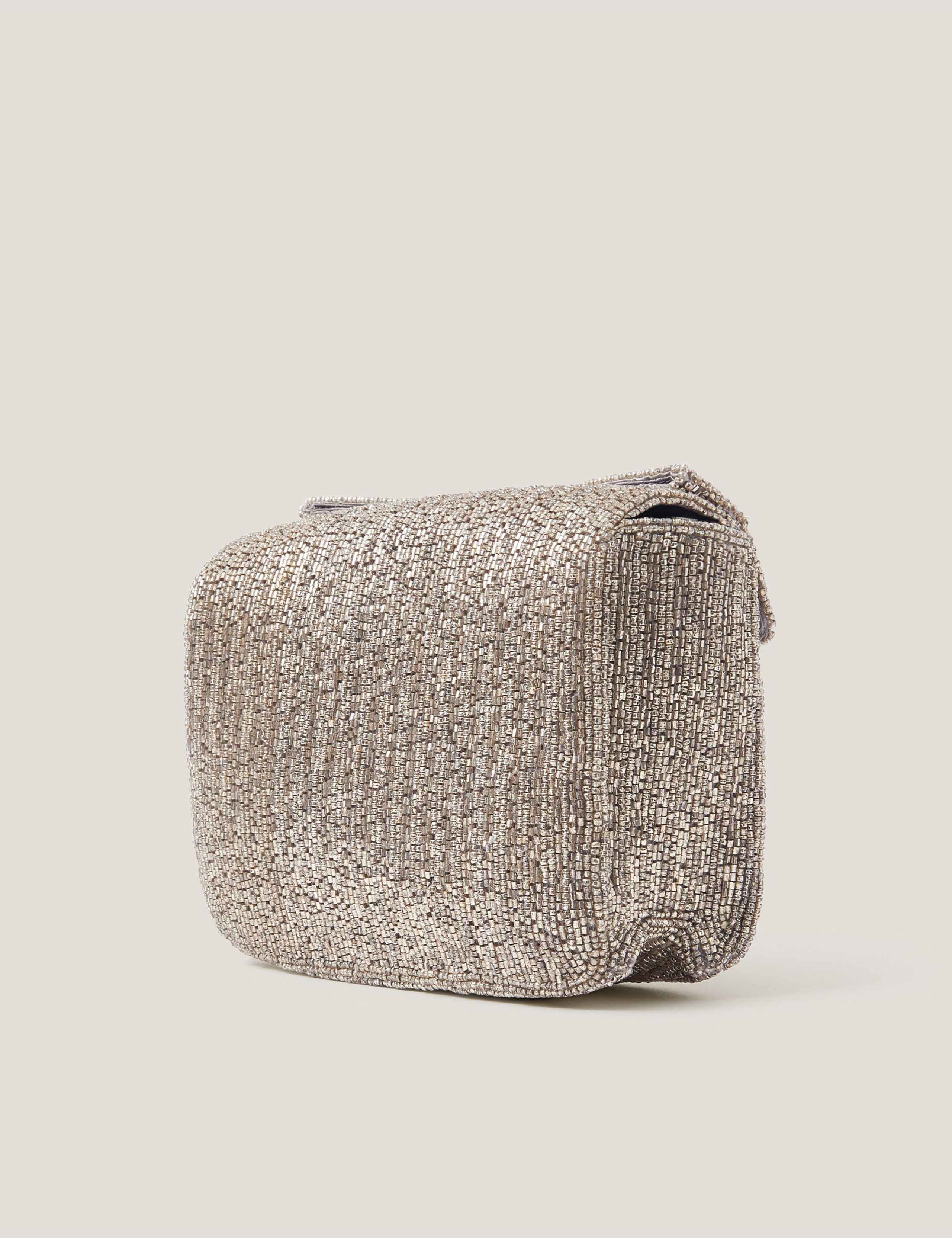 Beaded Bow Chain Strap Clutch Bag 2 of 4