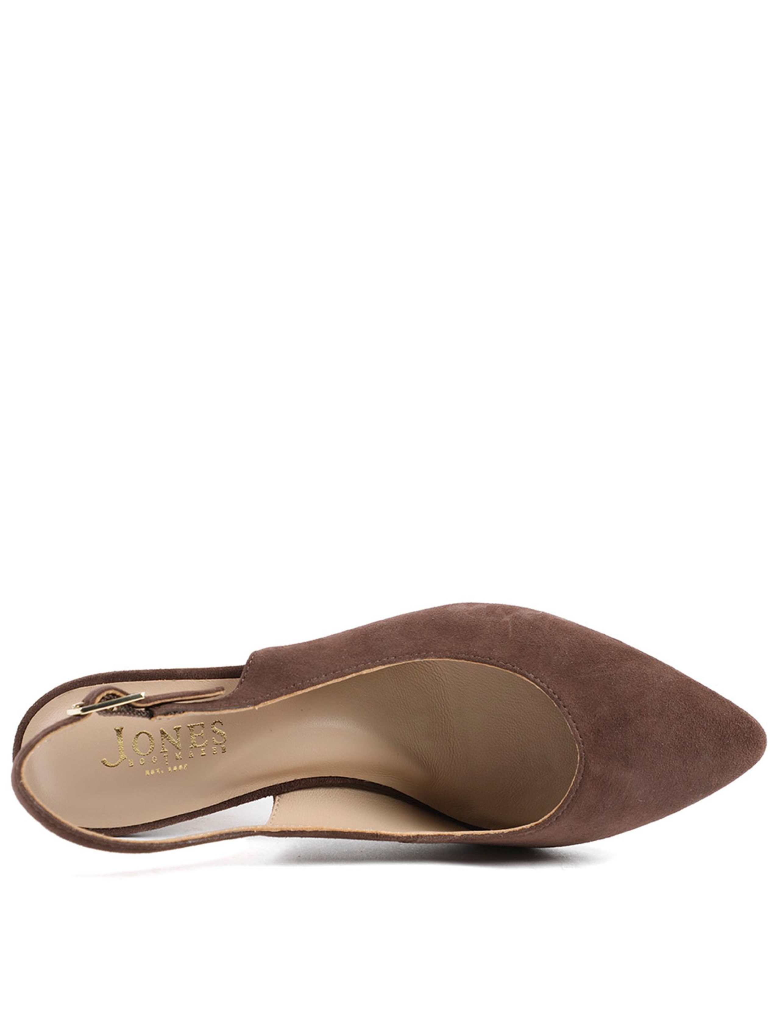 Suede Kitten Heel Slingback Shoes 4 of 6