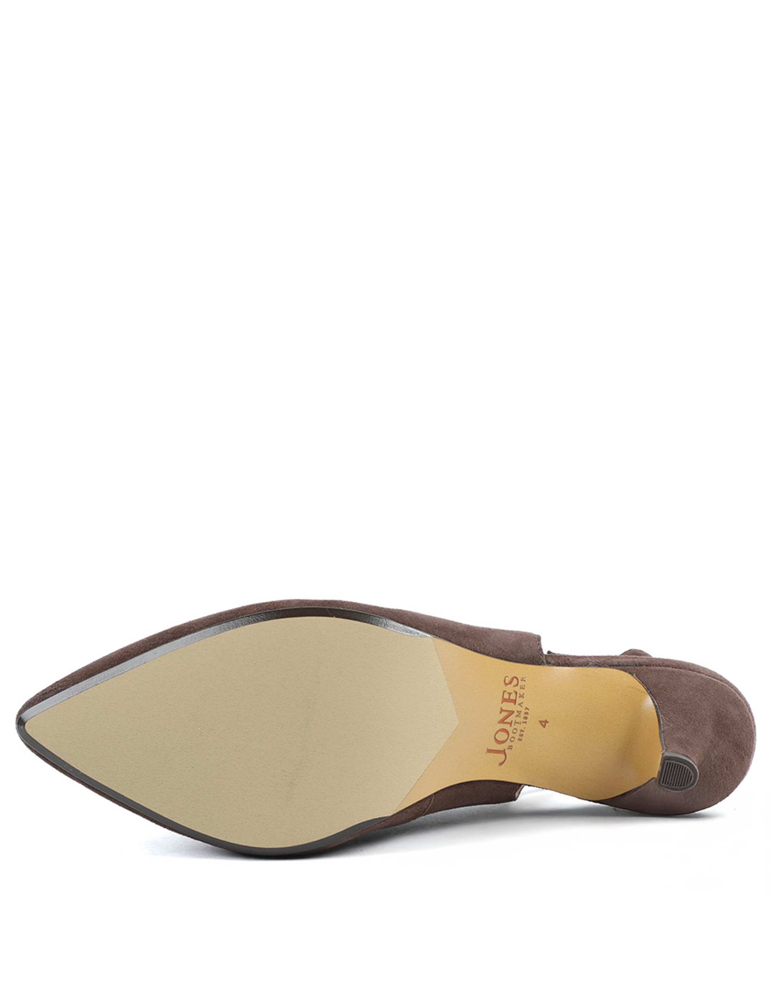 Suede Kitten Heel Slingback Shoes 5 of 6