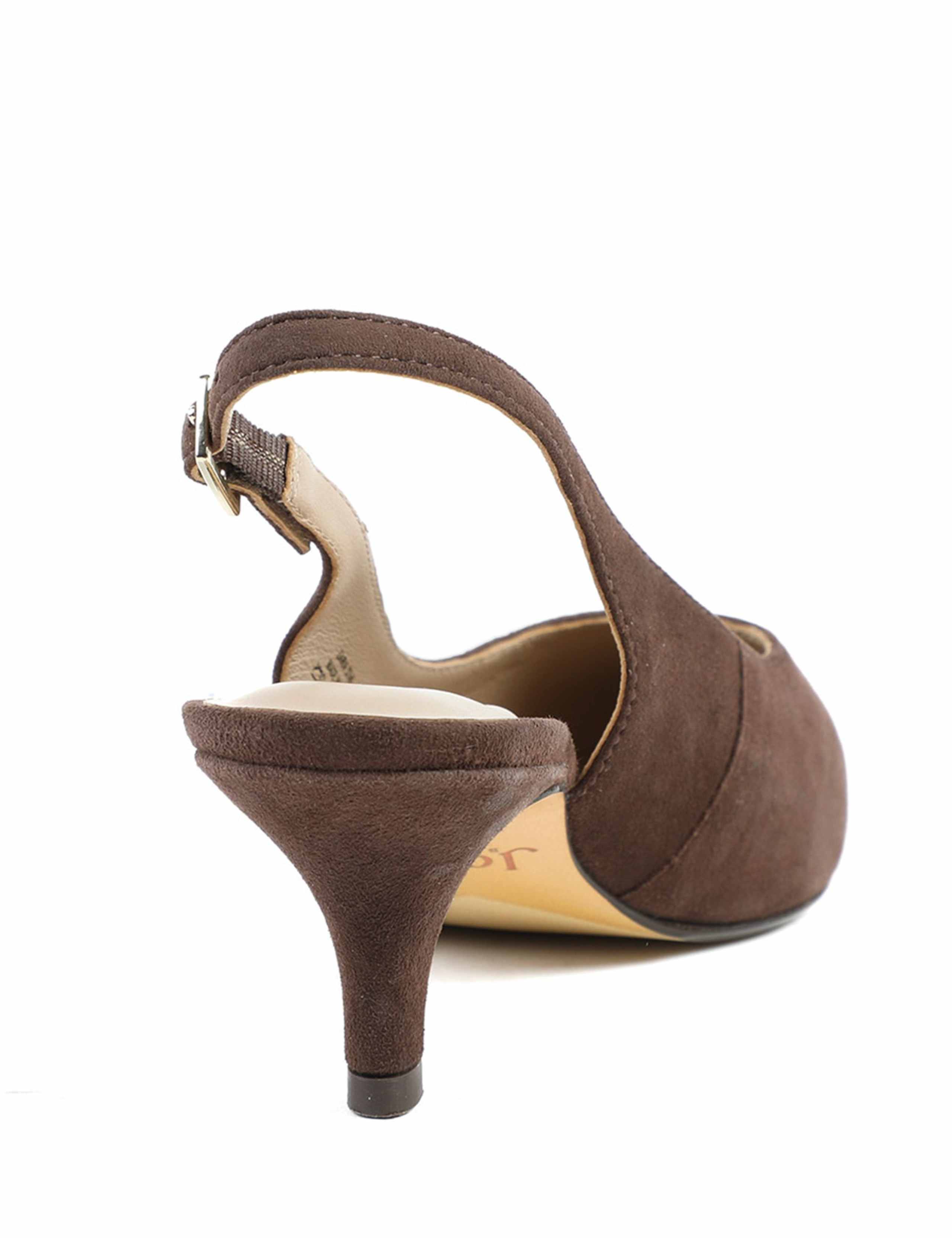 Suede Kitten Heel Slingback Shoes 6 of 6