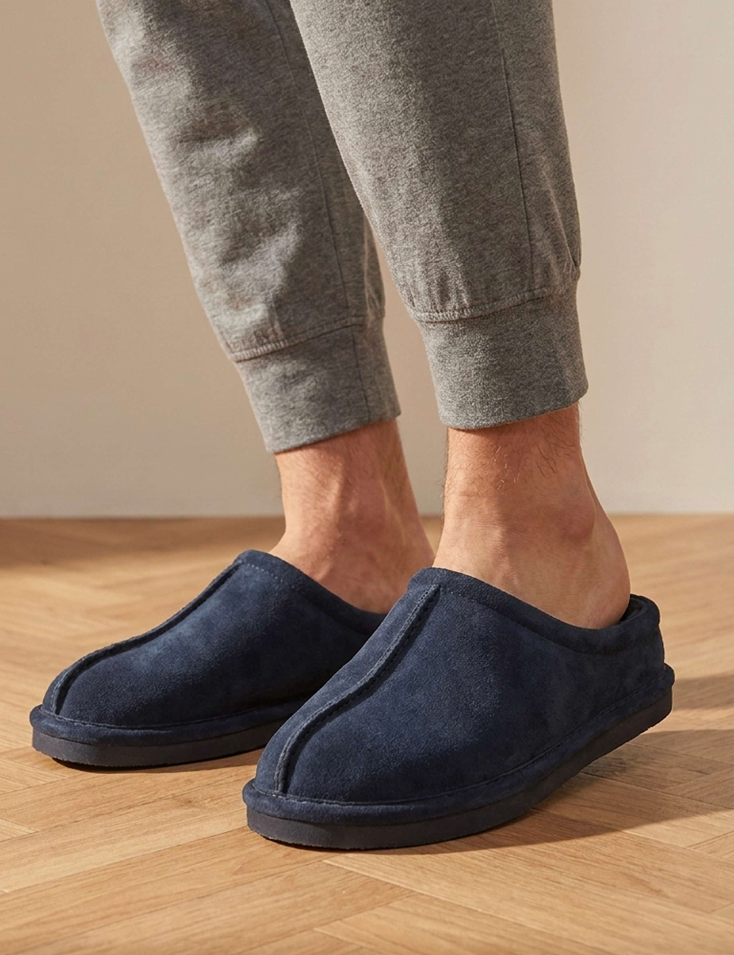 Leather Mule Slippers 1 of 6