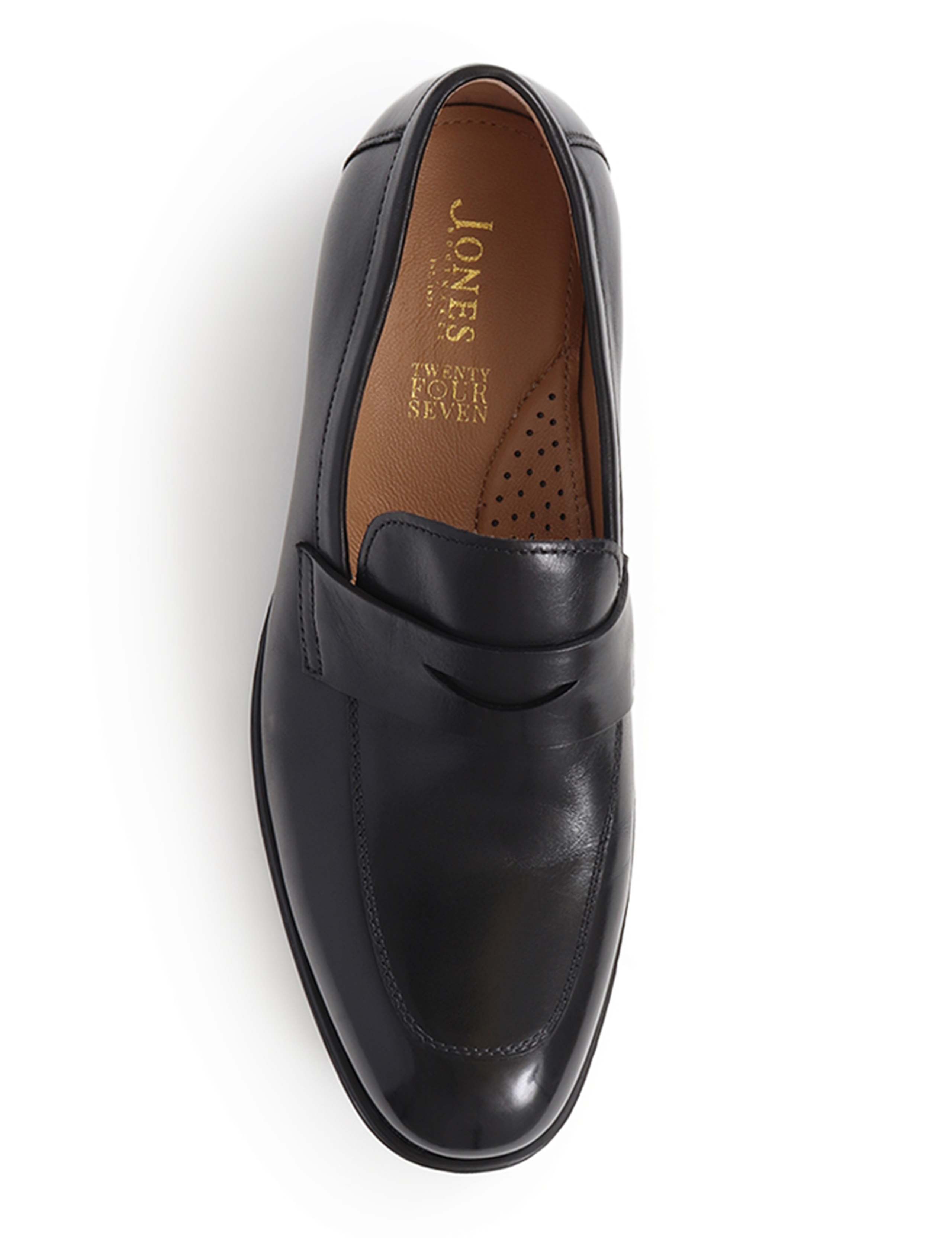 Wide Fit Leather Slip-On Shoes 4 of 7