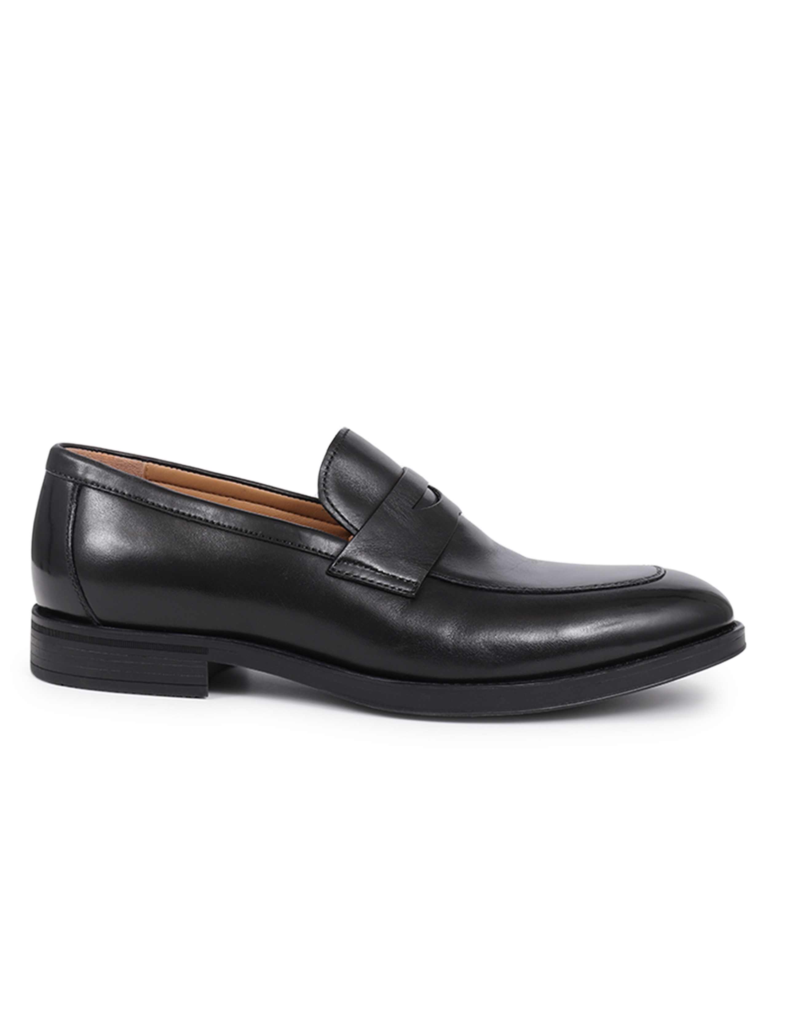 Wide Fit Leather Slip-On Shoes 2 of 7