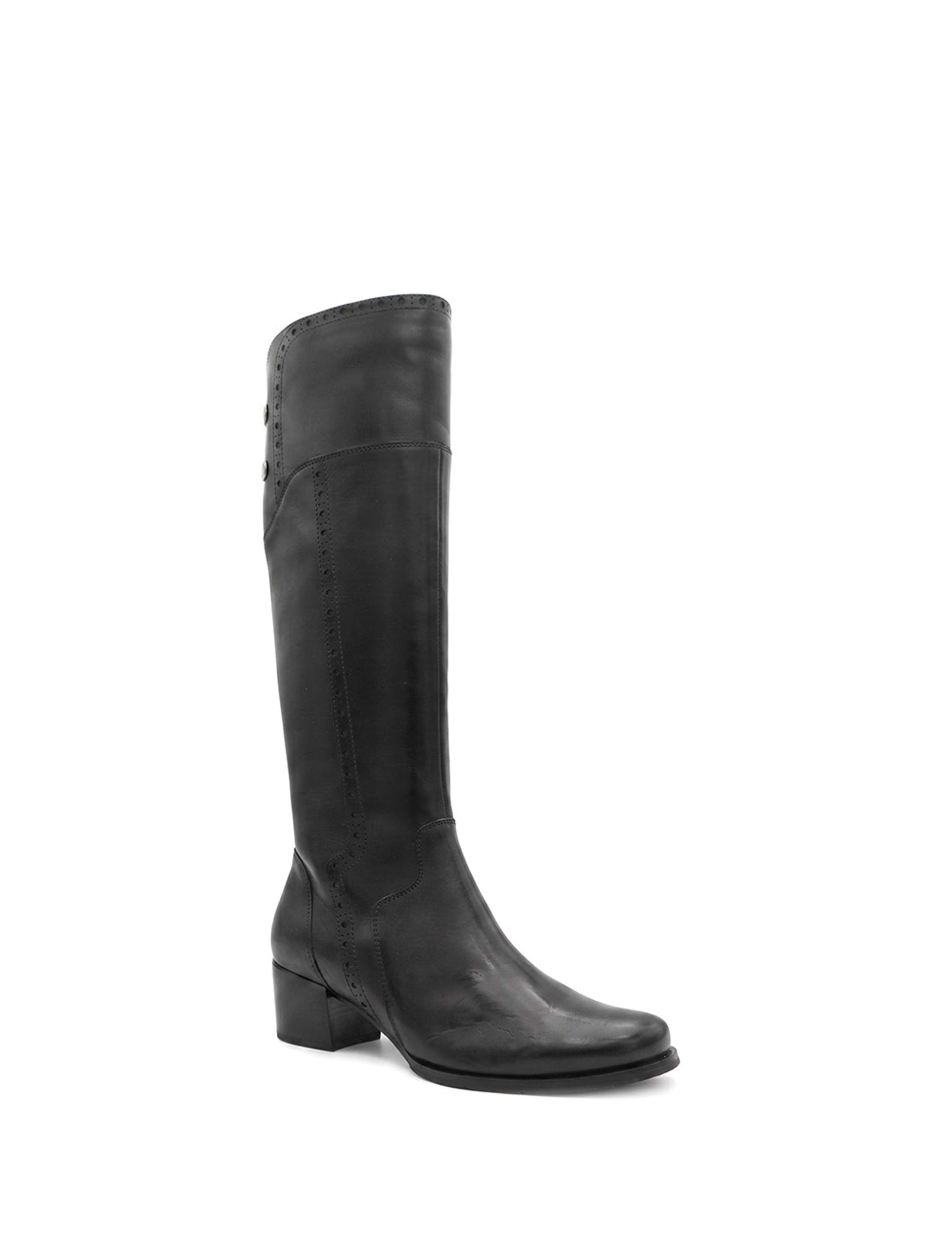 Leather Extra Small Calf Fit Knee High Boots 5 of 5