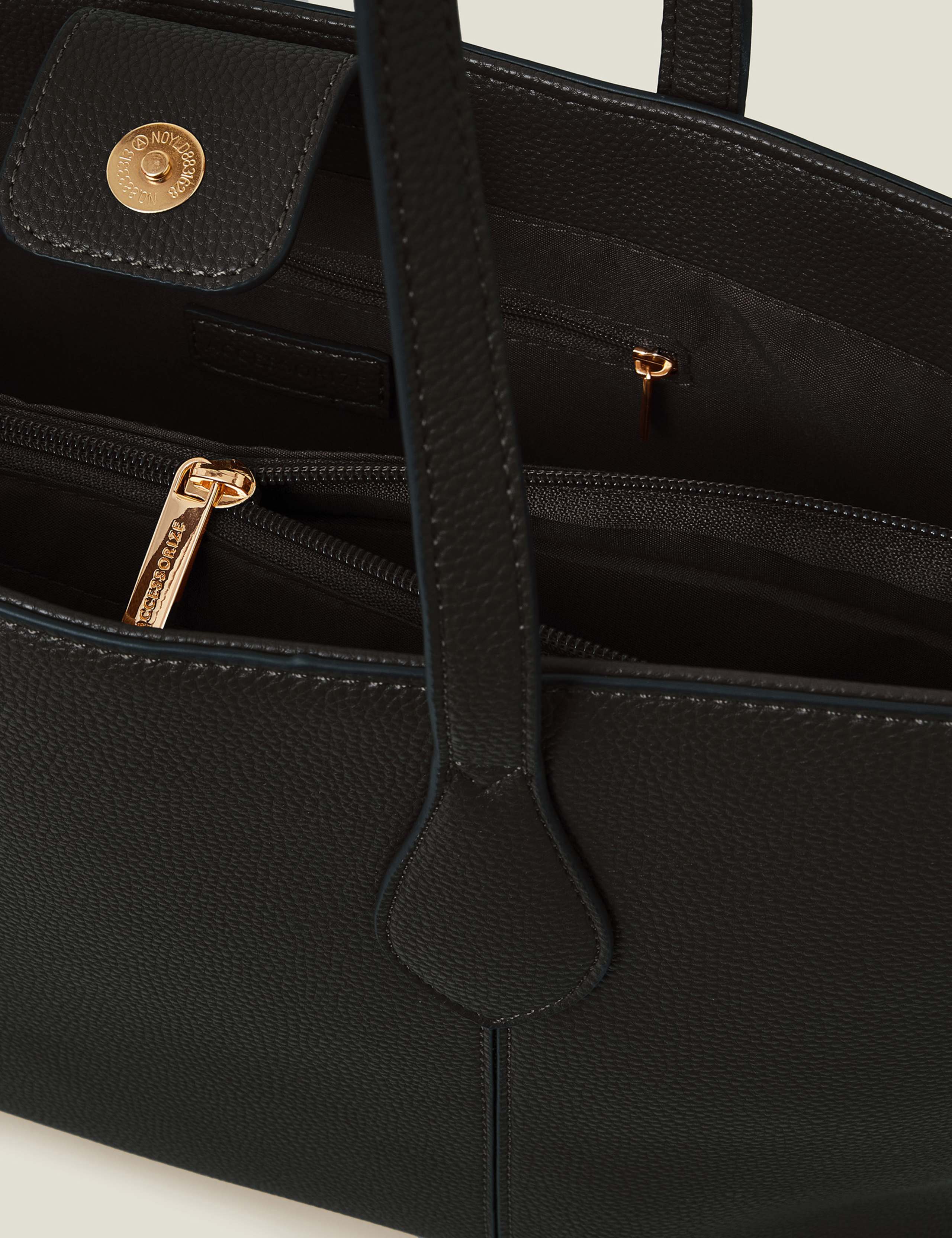 Faux Leather Shoulder Bag 3 of 4